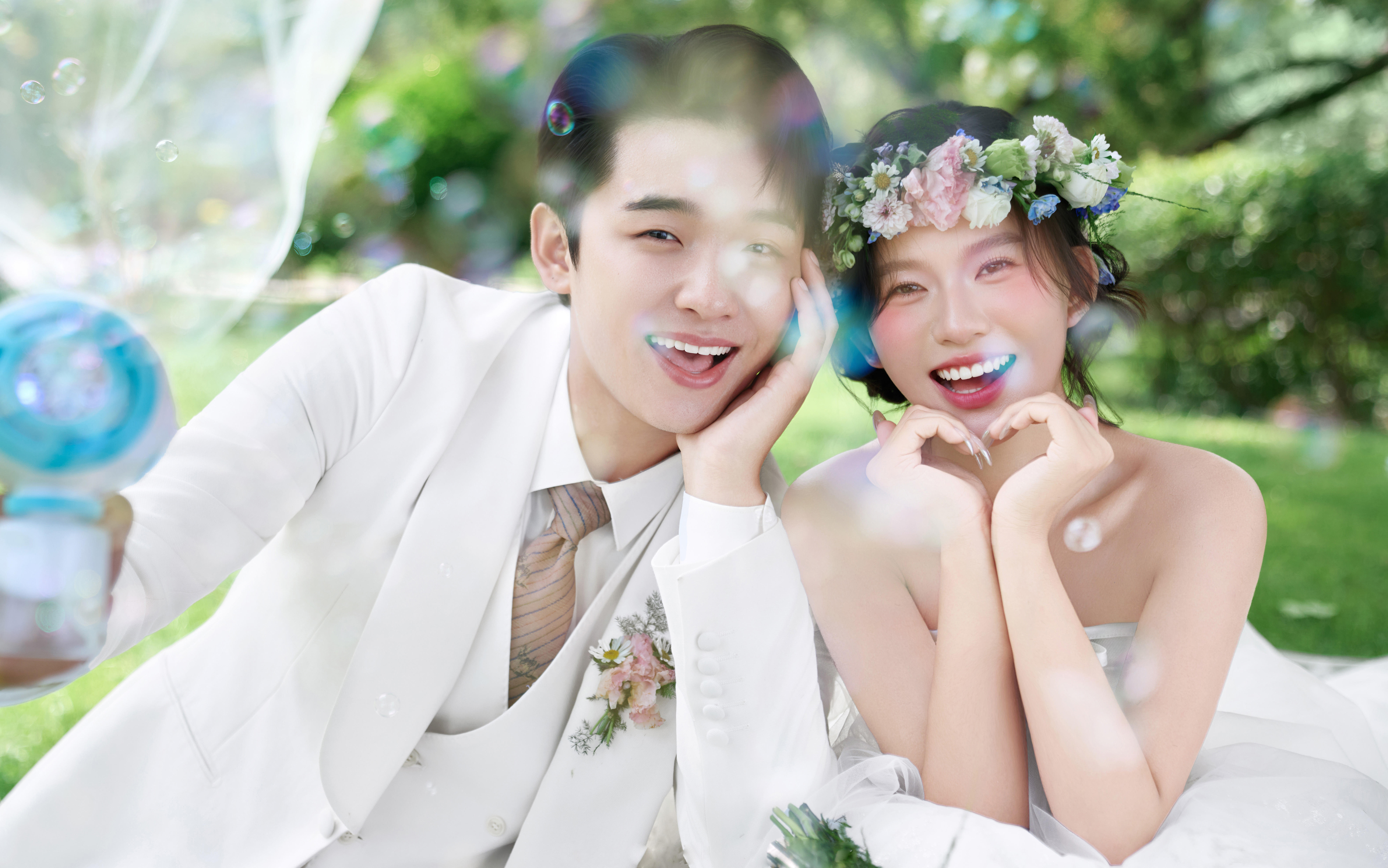 心動(dòng)100次的儀式感婚照森系??婚紗照真的超美~