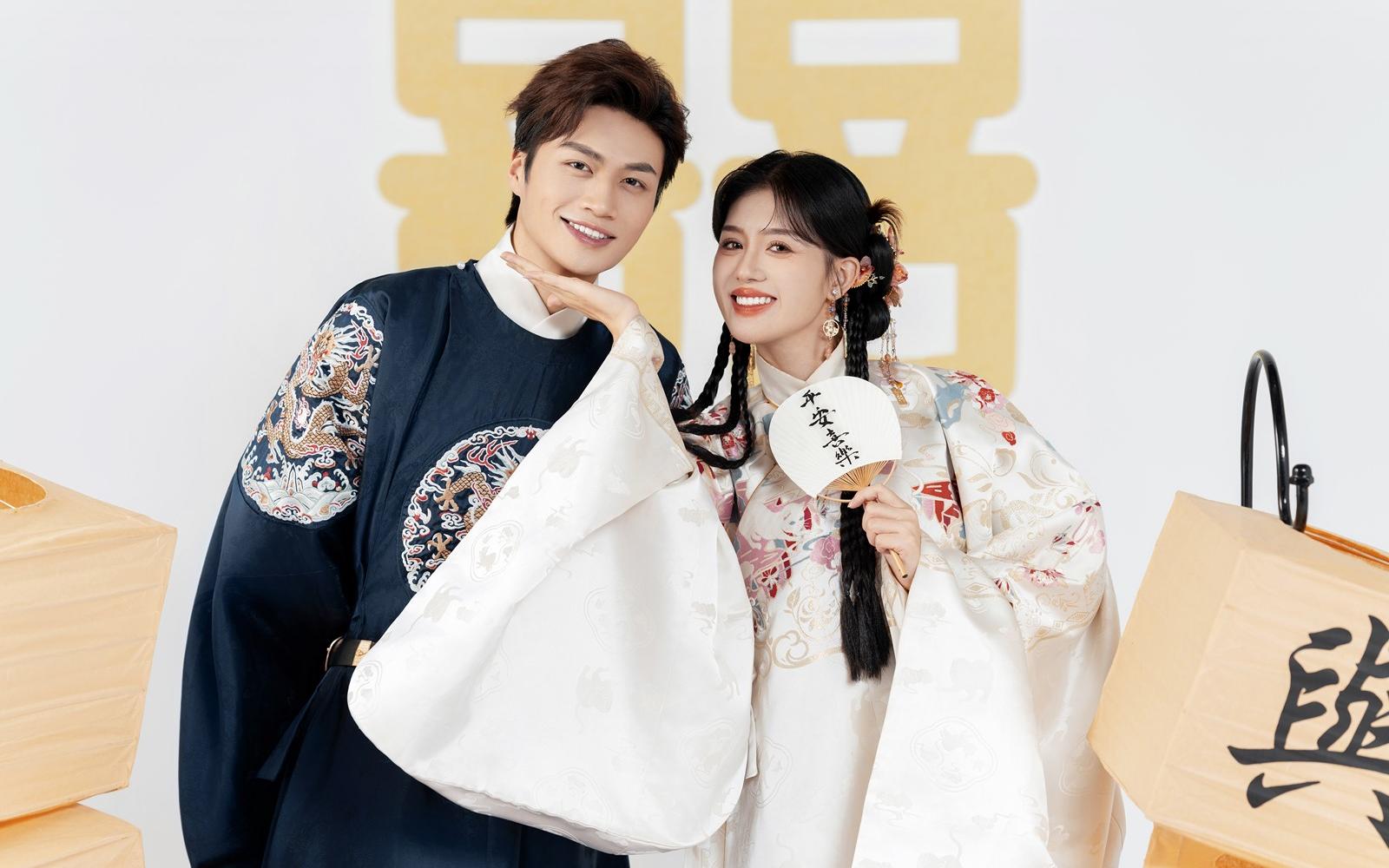 看不腻的汉服喜嫁婚纱照🎐俏皮可爱太甜了