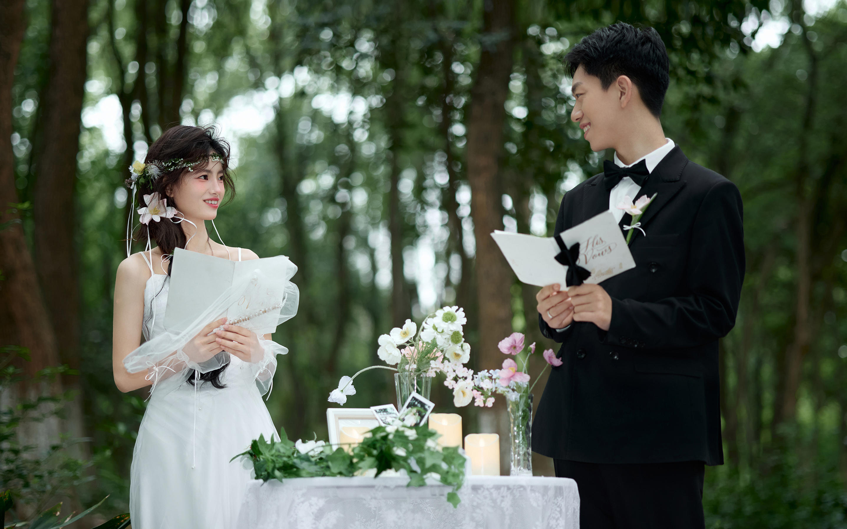 森系甜美婚紗照來(lái)嘍