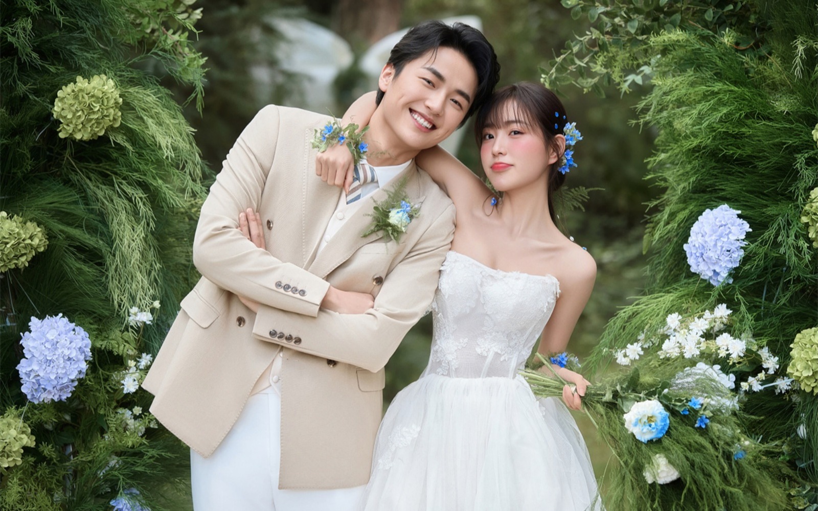 爆火森系婚纱照