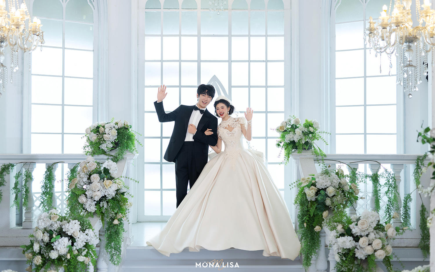 心动无数次的殿堂仪式感主纱婚纱照💕巨美