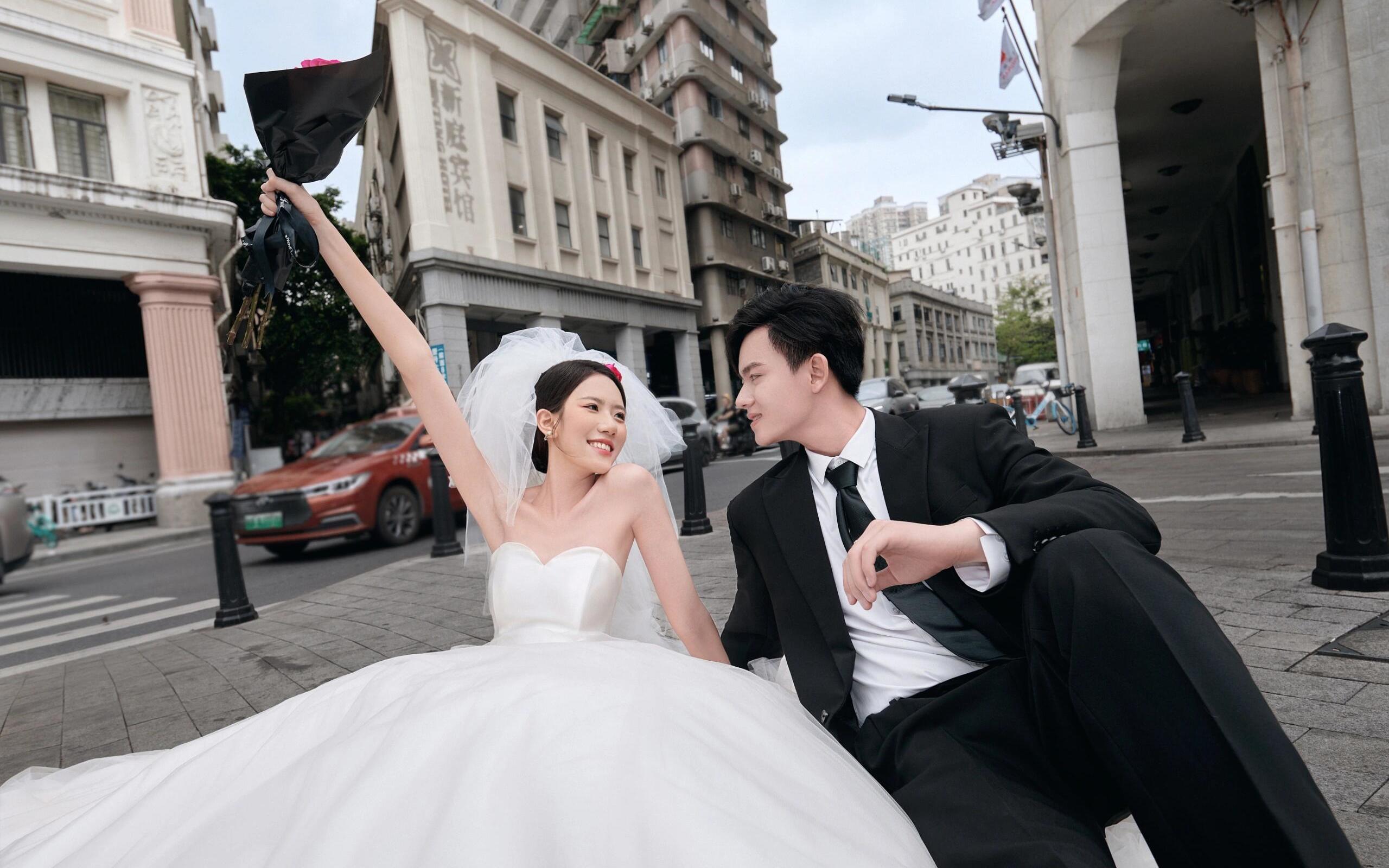 外景城堡婚纱照