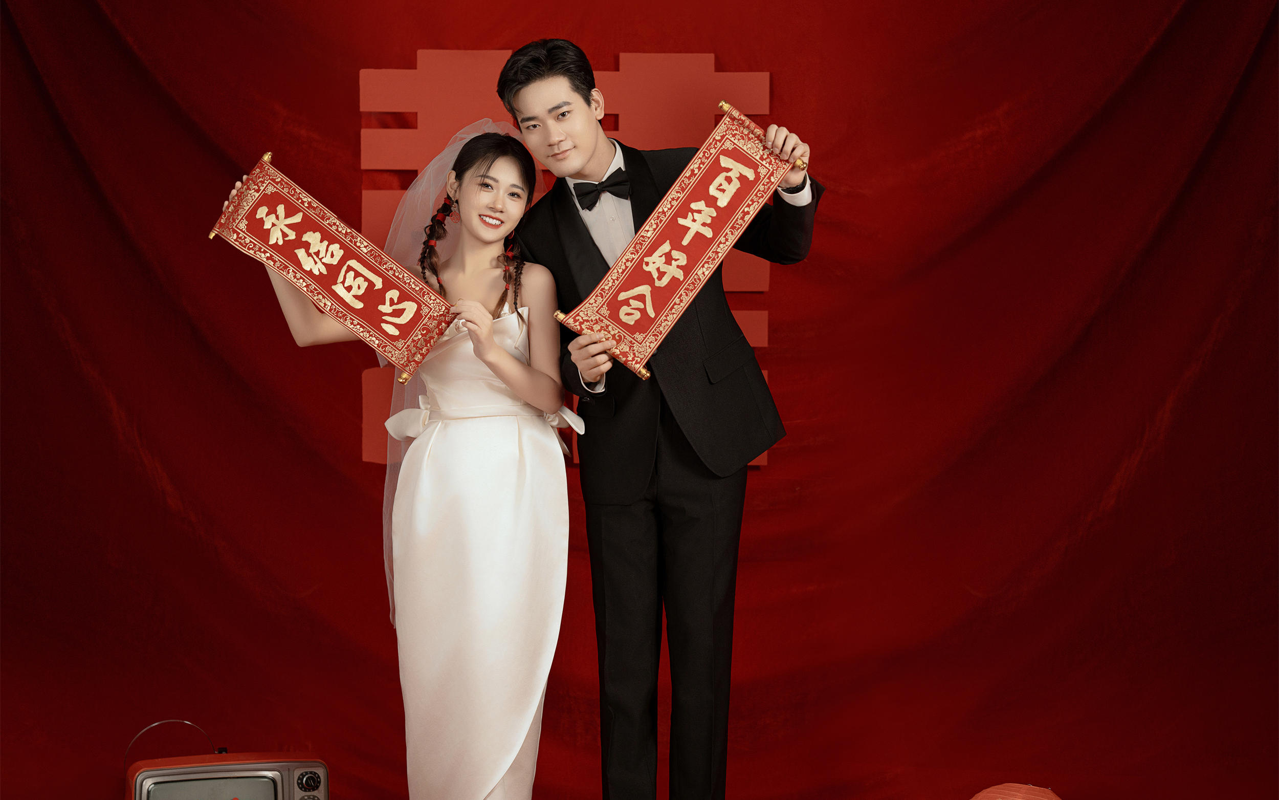 甜到爆的喜嫁婚纱照✨心动了不止500次～