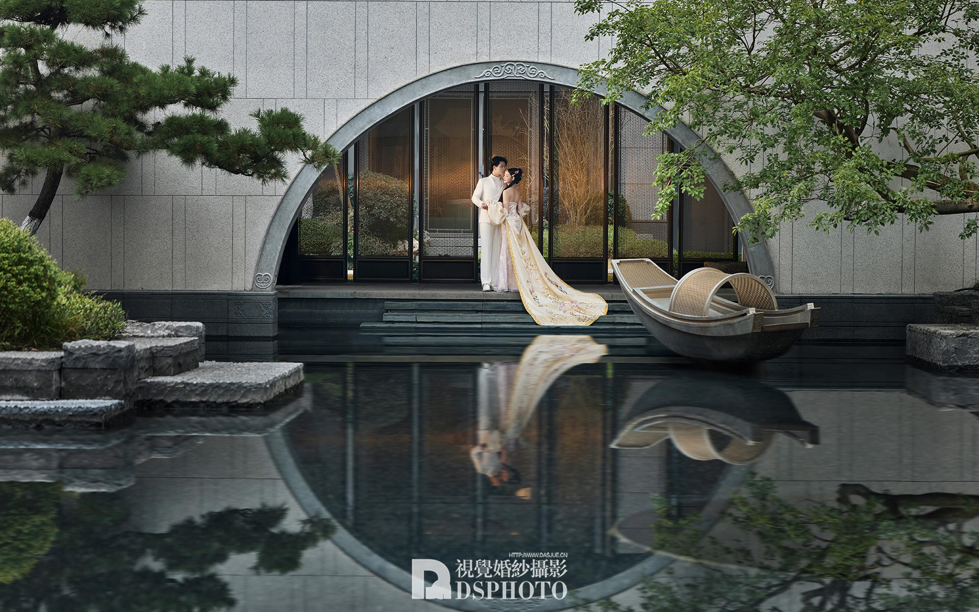 🎋新中式婚纱照｜藏在庭院里的东方浪漫，一眼万年