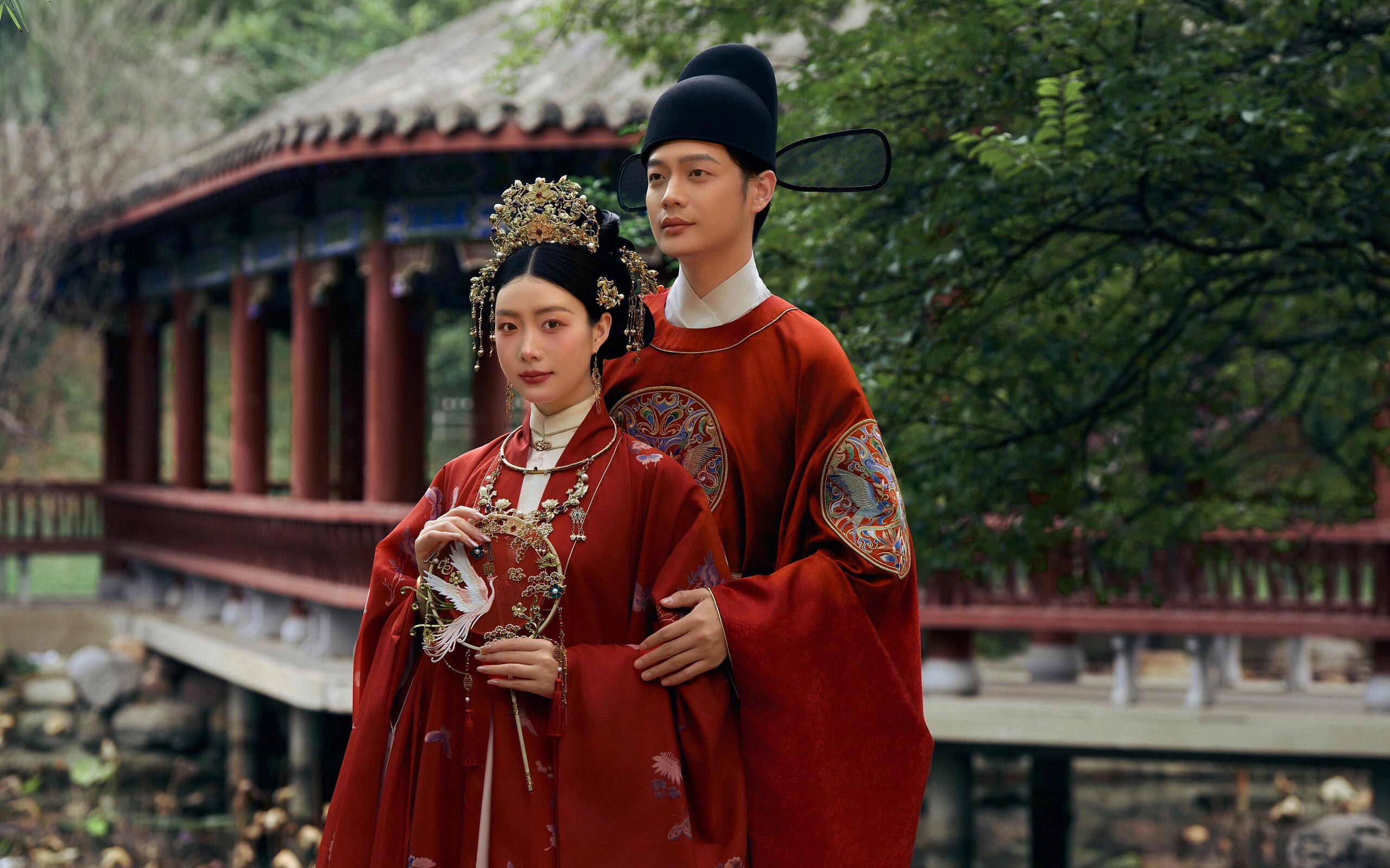 圆梦了！后悔没有早点拍我的汉服园林婚纱照
