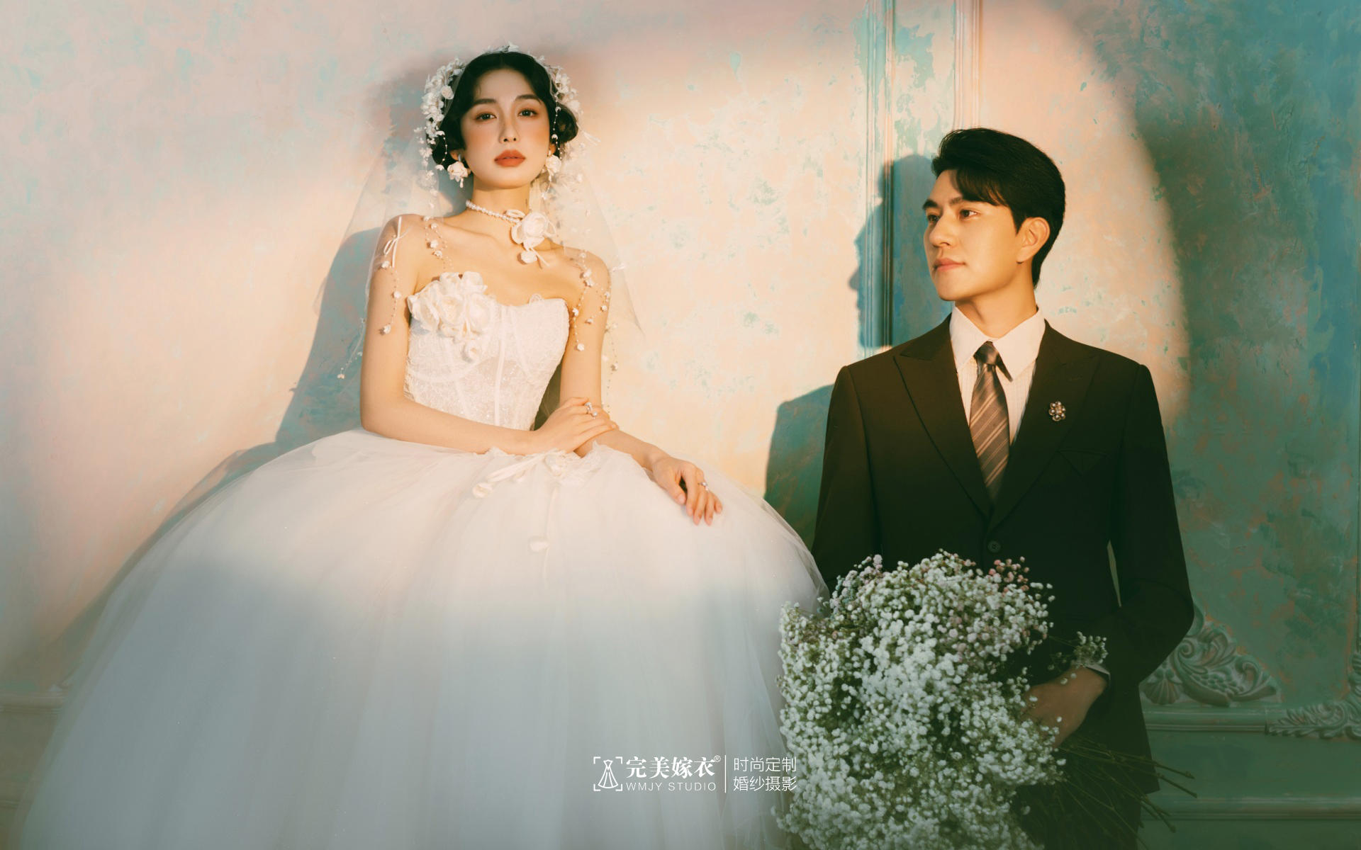 【柔光絮語】油畫光影婚紗照??美得像一場不愿醒來