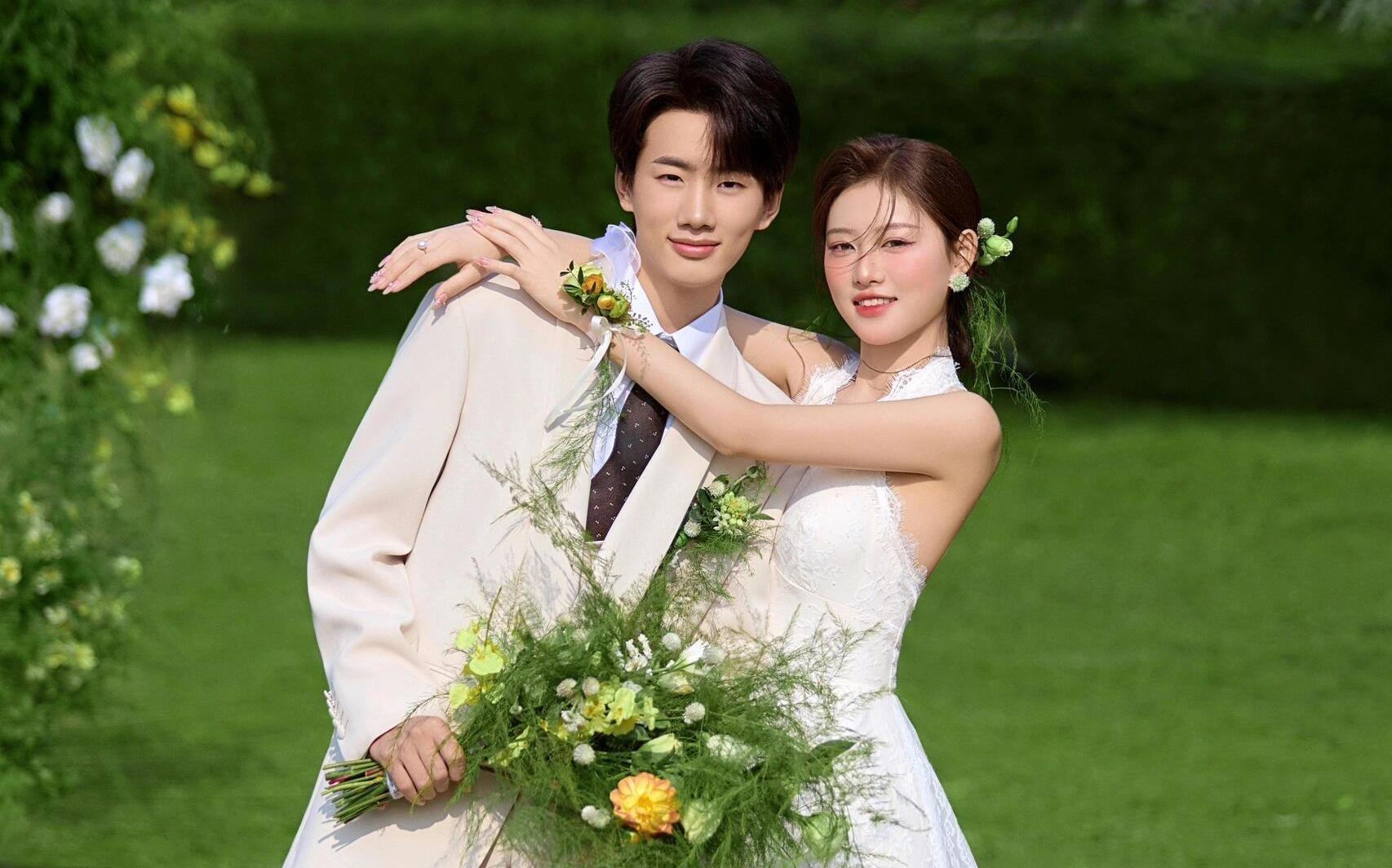 森系婚纱照、好喜欢这种清新自然的感觉呀