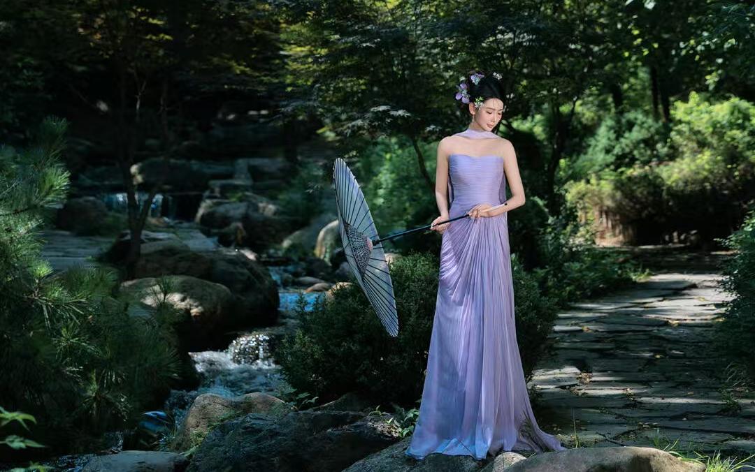 园林婚纱照来啦