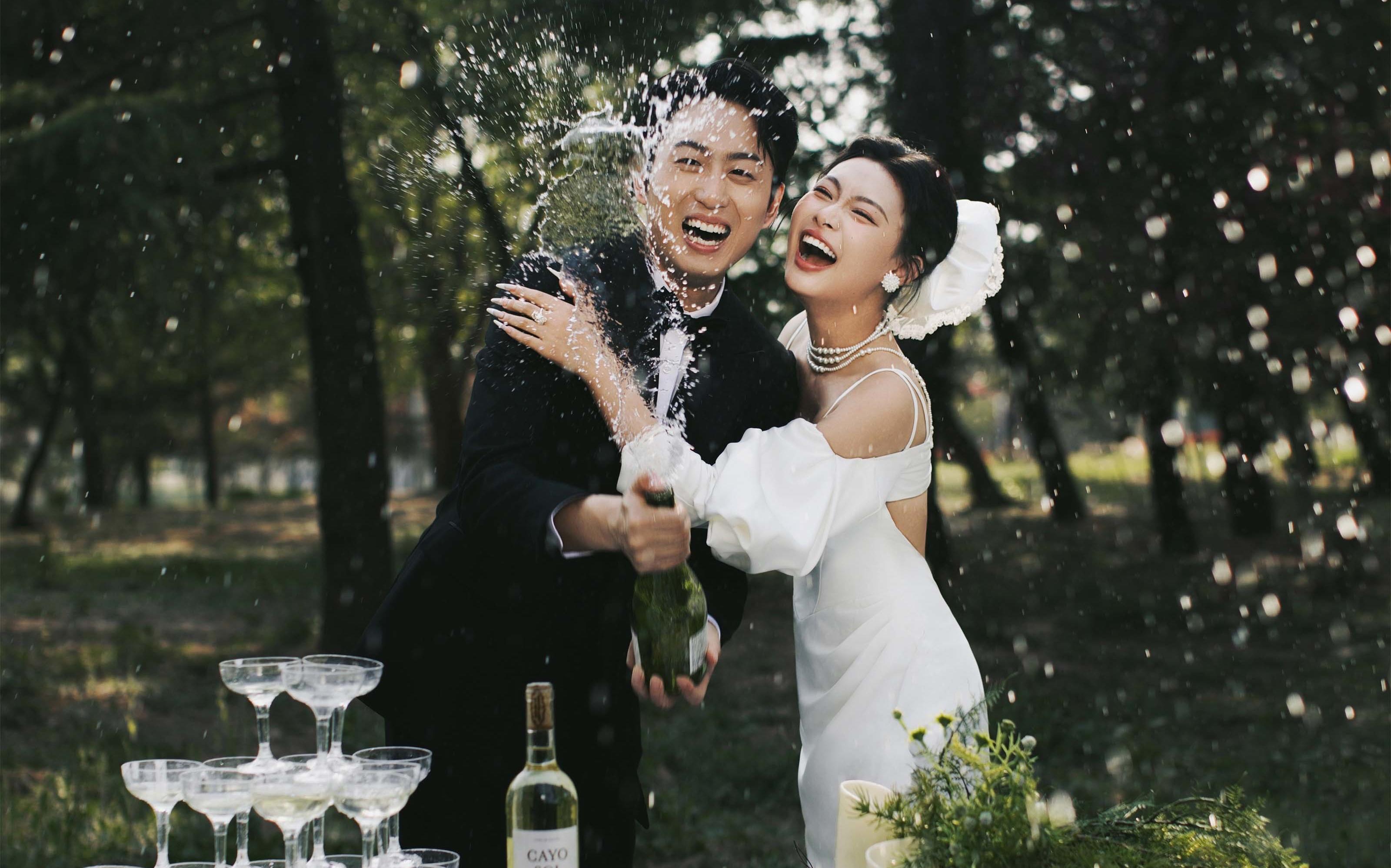 MVP結(jié)算畫面！森系婚紗照已美至下階段