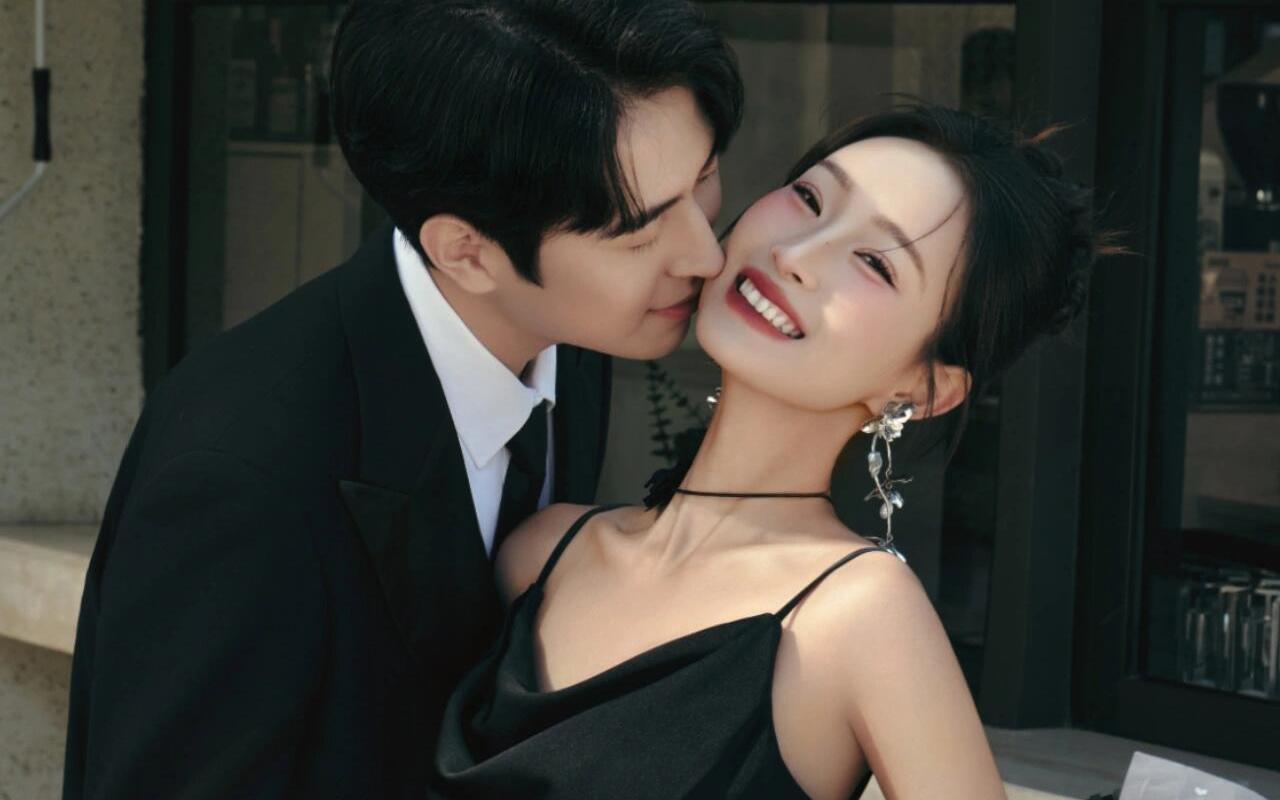 【 女明星出街拍婚紗照】