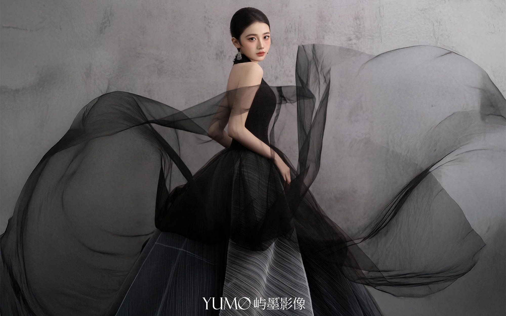超绝！黑纱婚纱照真的太高级了！🖼