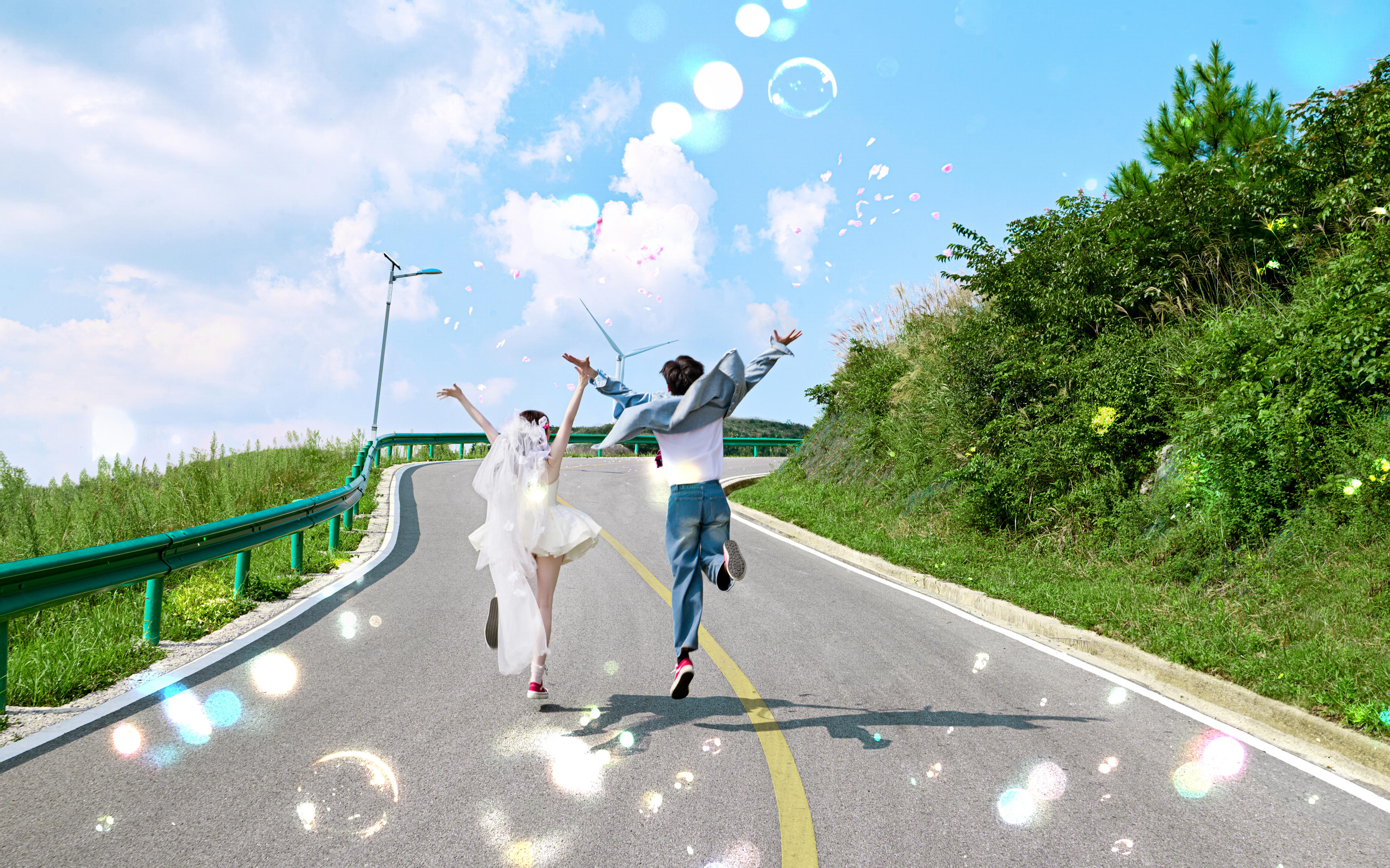 云上公路|记录爱与自由的婚纱照