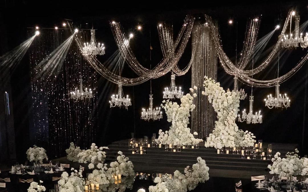 黑金婚礼现场实拍