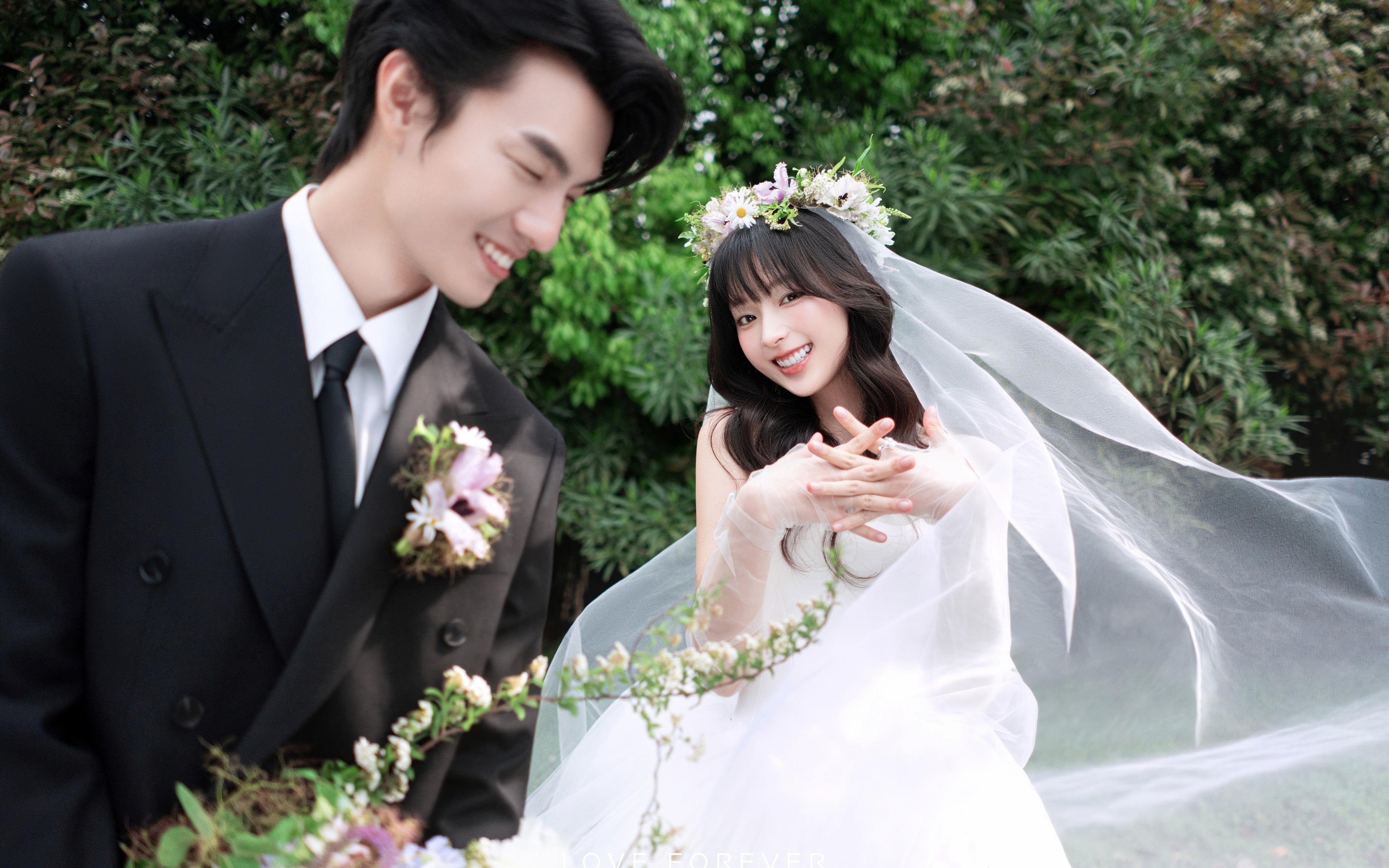 昆明婚纱照外景婚纱照森系婚纱照草坪婚纱照