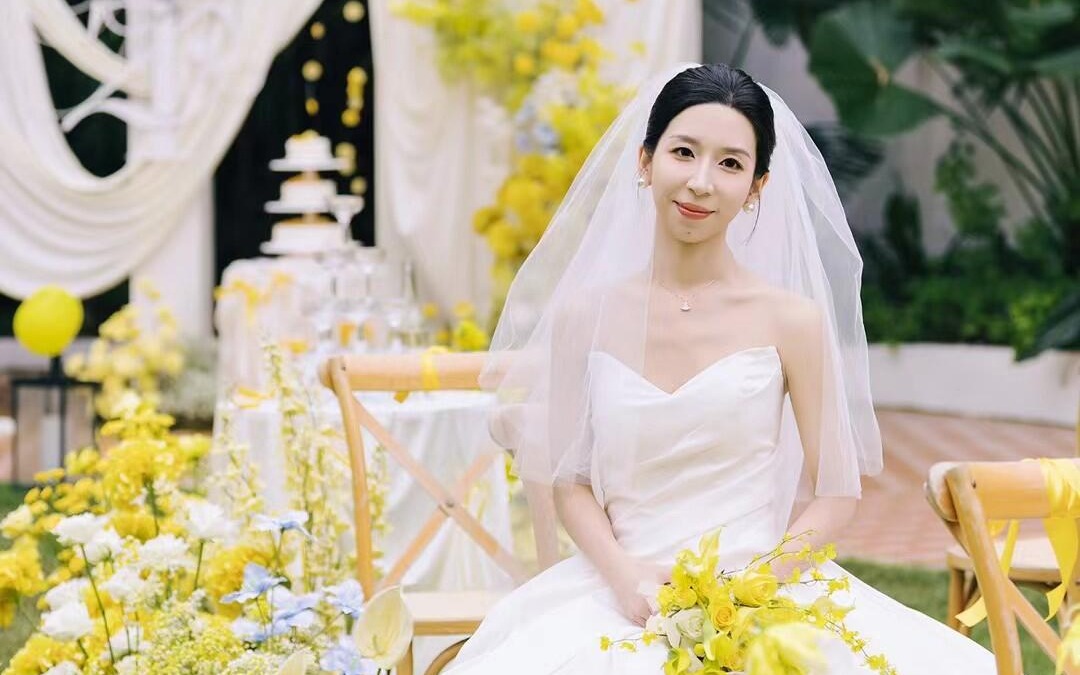 【囍记】『昆明现场实拍明黄色草坪婚礼』