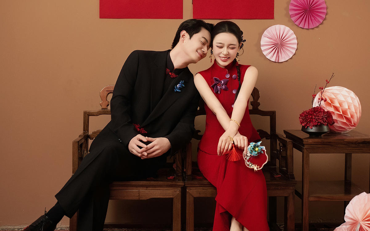 长辈们大赞❤中式传承的喜嫁婚纱照太美