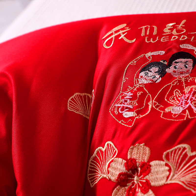 新款大红枕头婚庆枕芯