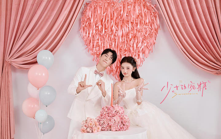甜心公主的本命主纱婚纱照