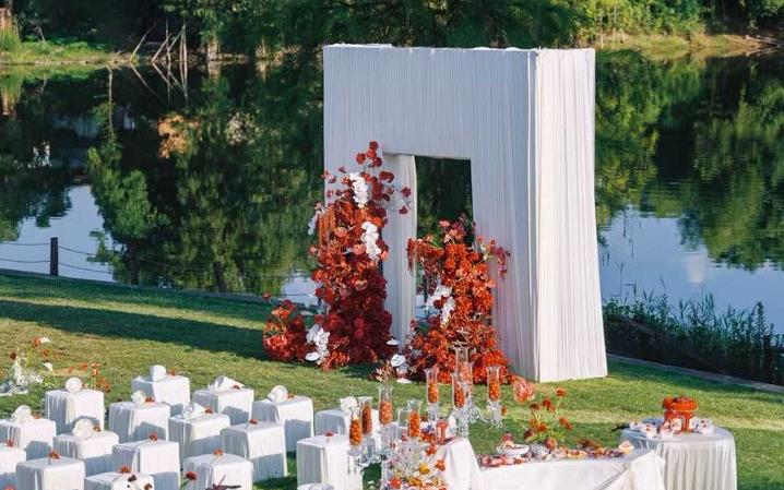 喜橙|清新淡雅戶外草坪婚禮