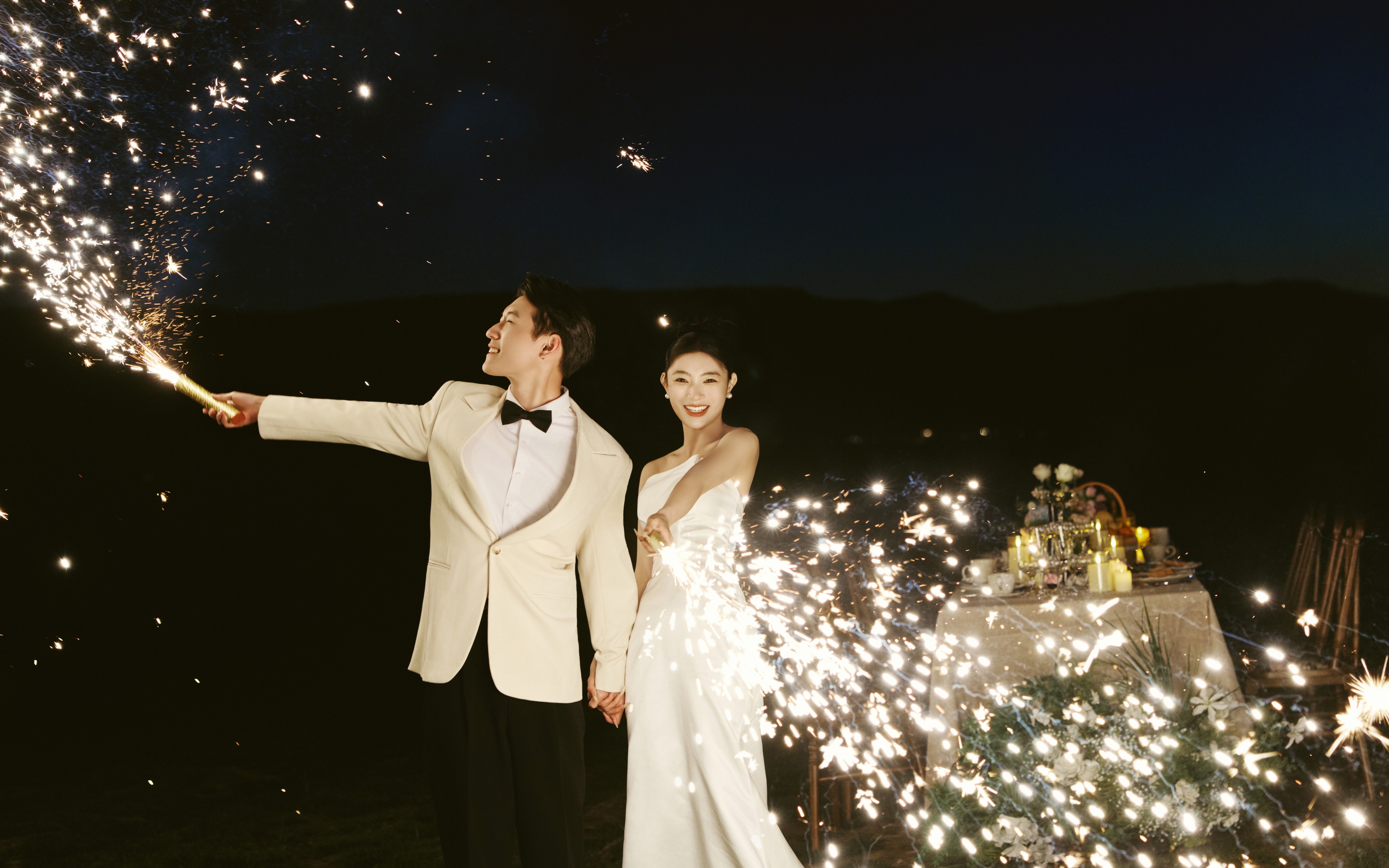 【库尔德宁】夜景高定婚纱照系列