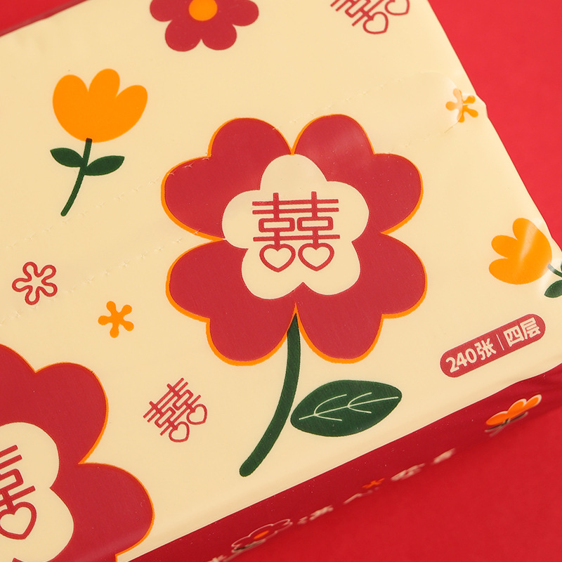 【20包起】纸巾抽纸喜事结婚用品纸张170mm*110mm