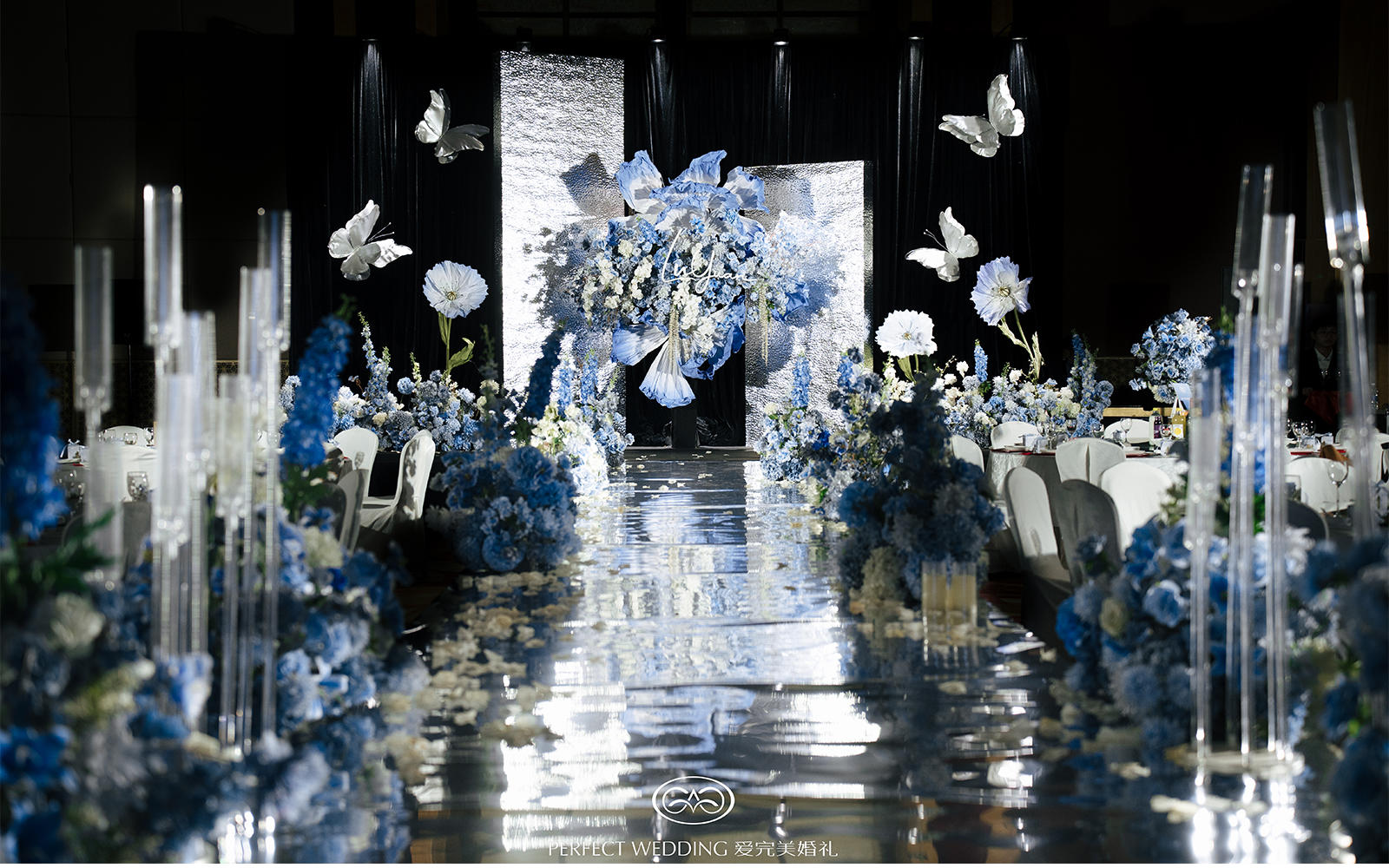 舟山喜來登酒店藍(lán)白色系婚禮