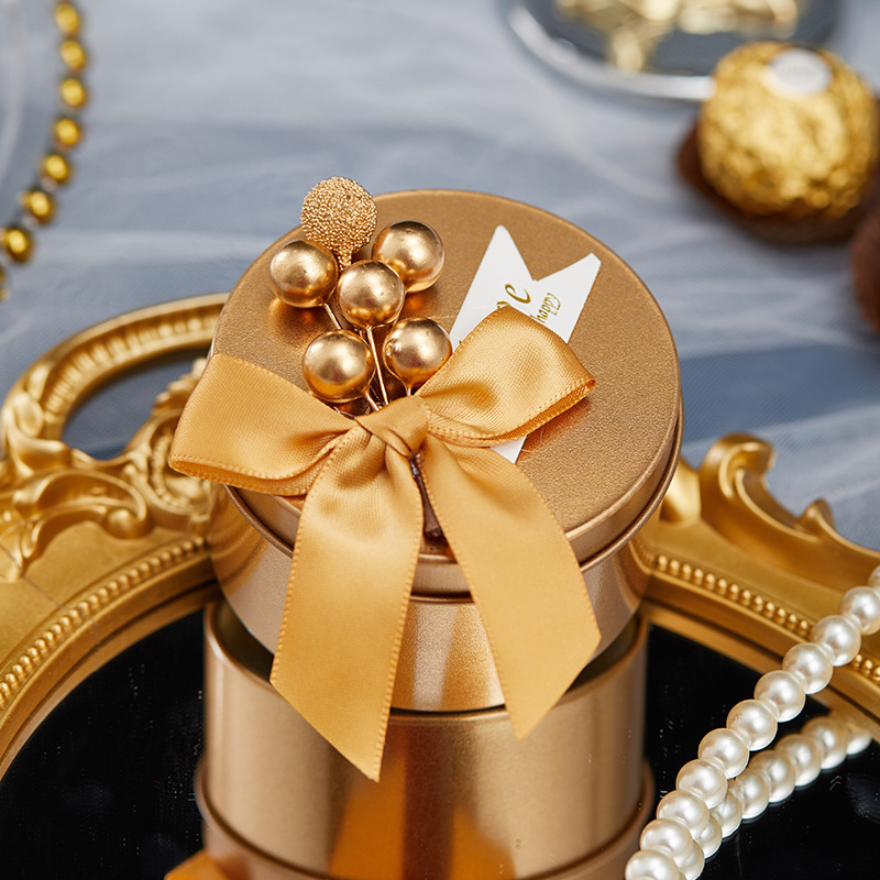 50个结婚喜糖盒铁盒欧式创意个性