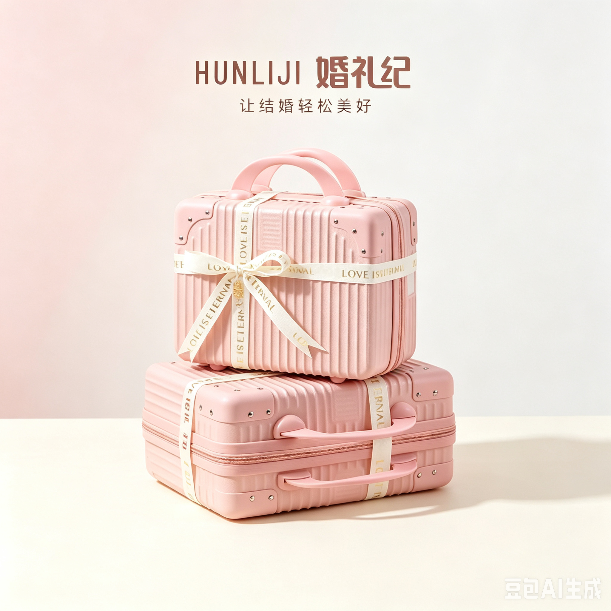 实用行李箱系列 少女粉伴娘伴手礼套餐