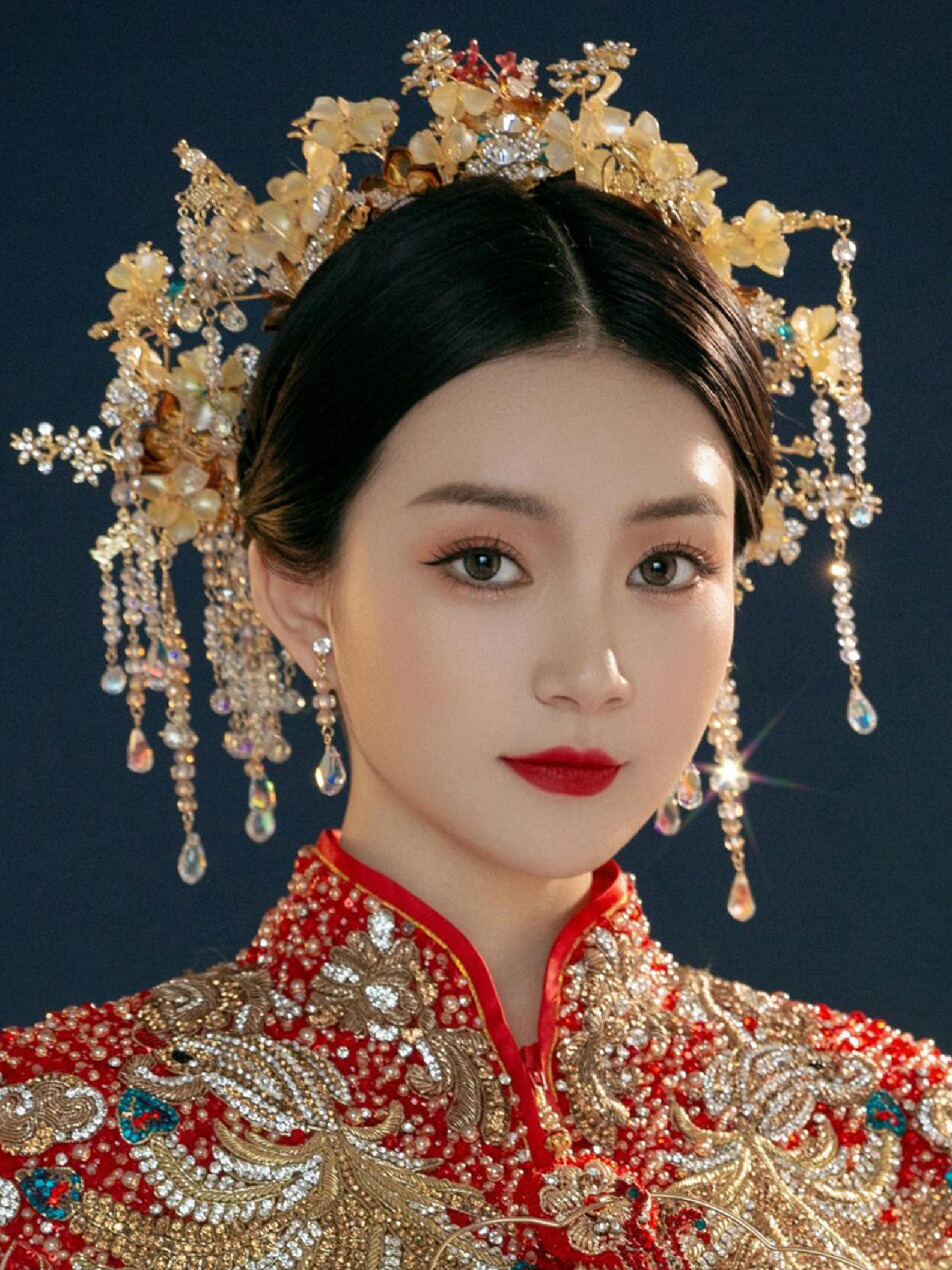 [倾城纪婚礼跟妆]      中式秀禾