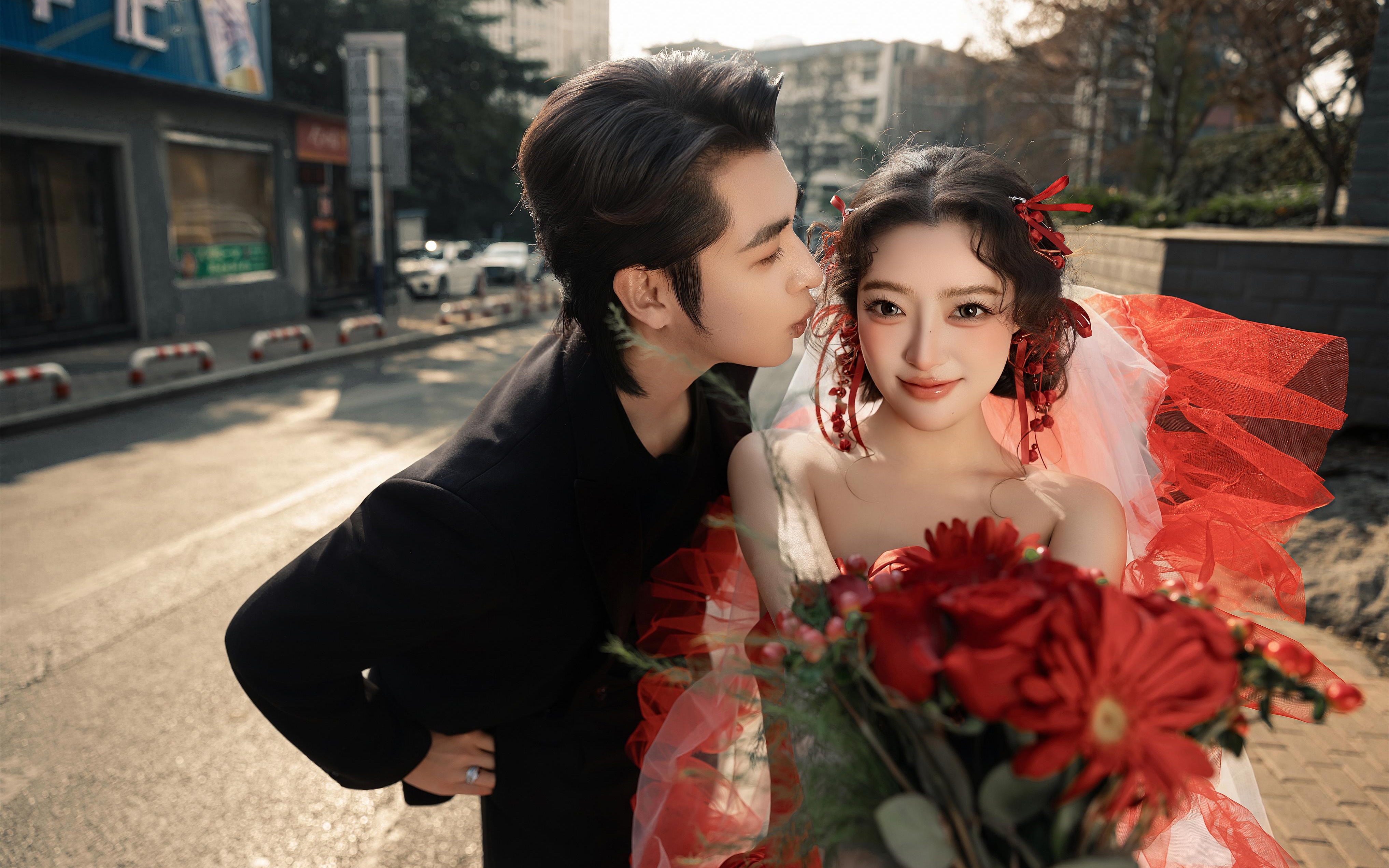 来沾沾囍气吧！甜度满分的喜嫁婚纱照❣️