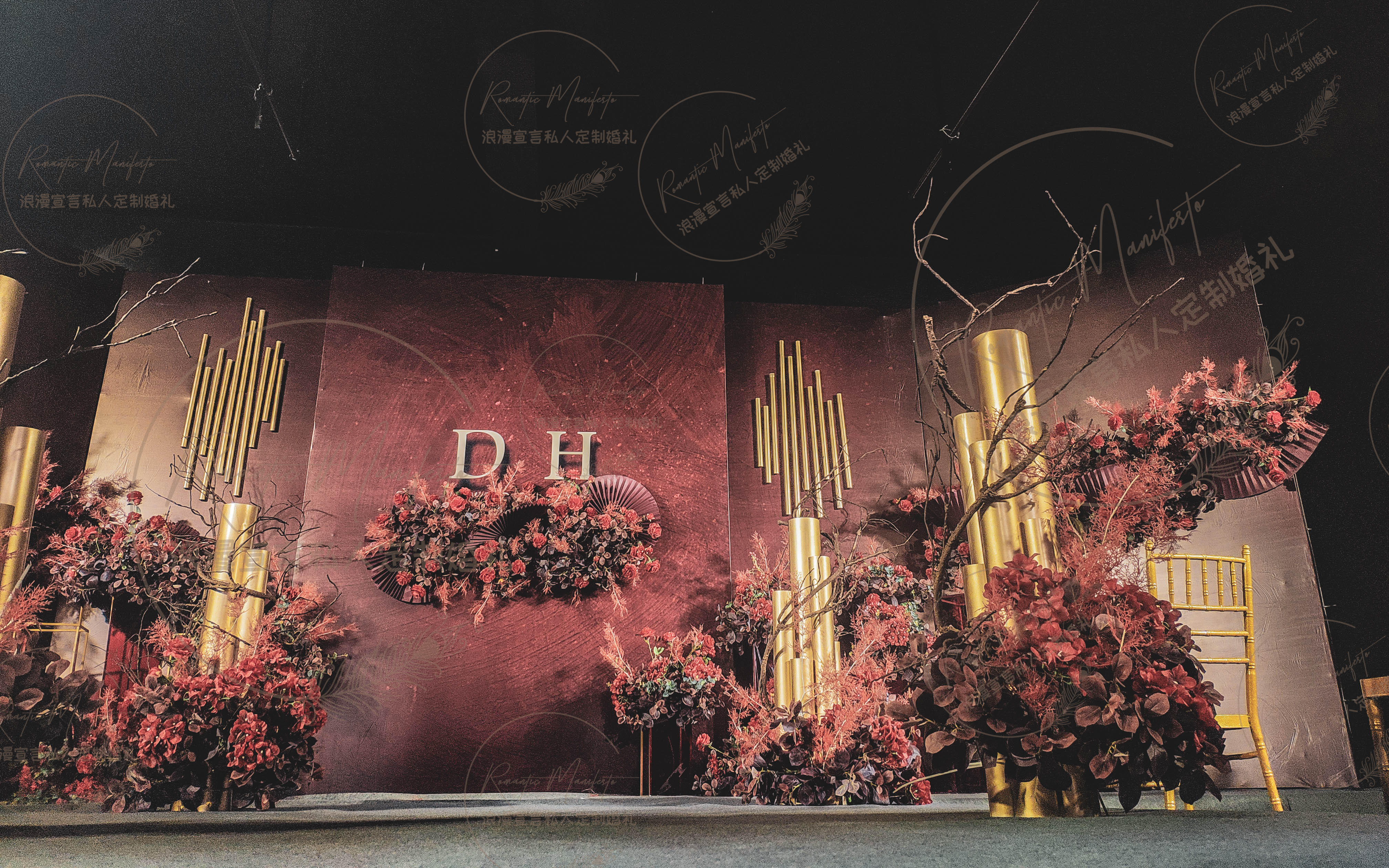 【浪漫宣言】夏之恋#简约#室内红色婚礼