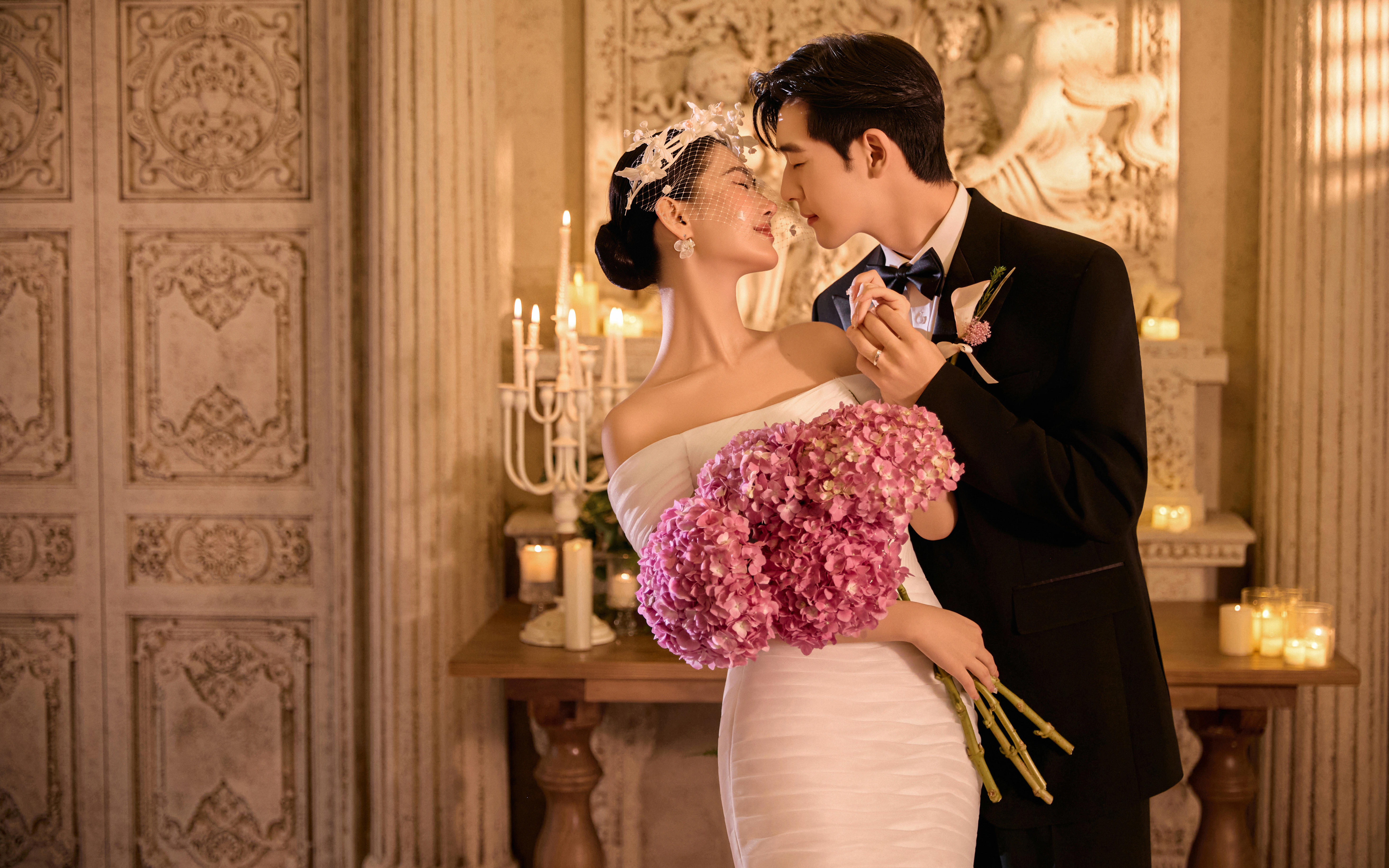 誰拍誰好看的法式油畫婚紗照！光影好絕