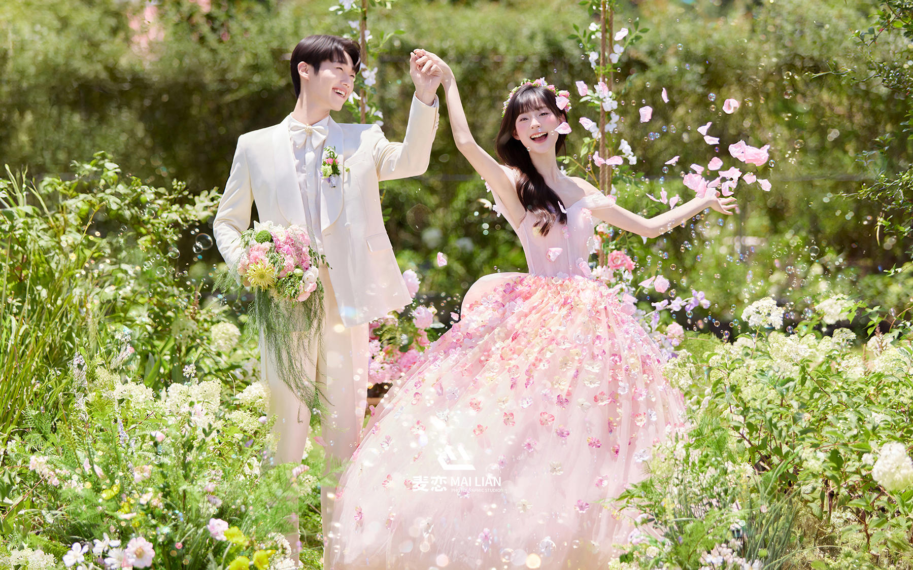 🎉坠入莫奈花园|兰州婚纱照夏季必拍