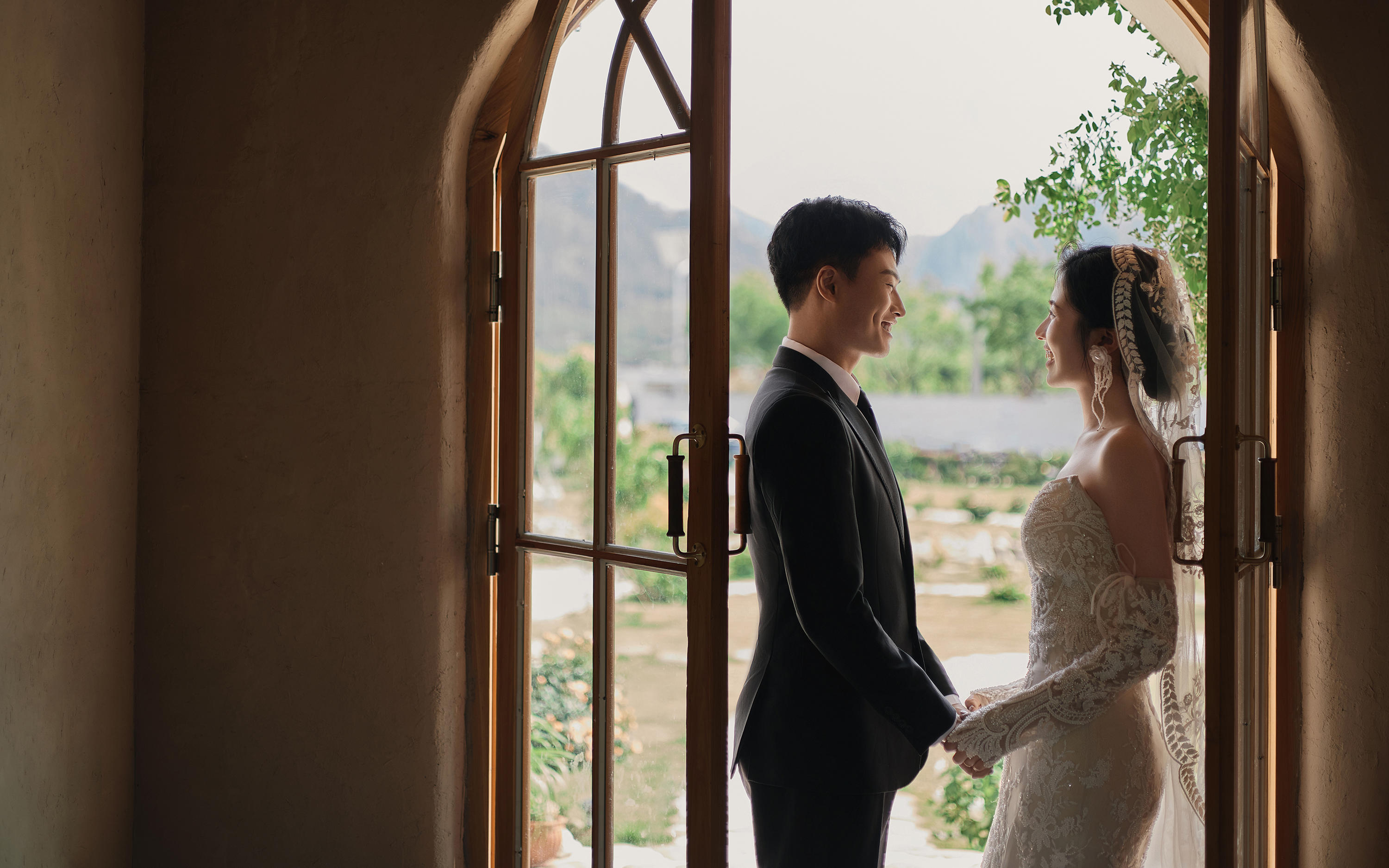 客片.现实版莫奈花园❗️小众不跟风婚纱照~