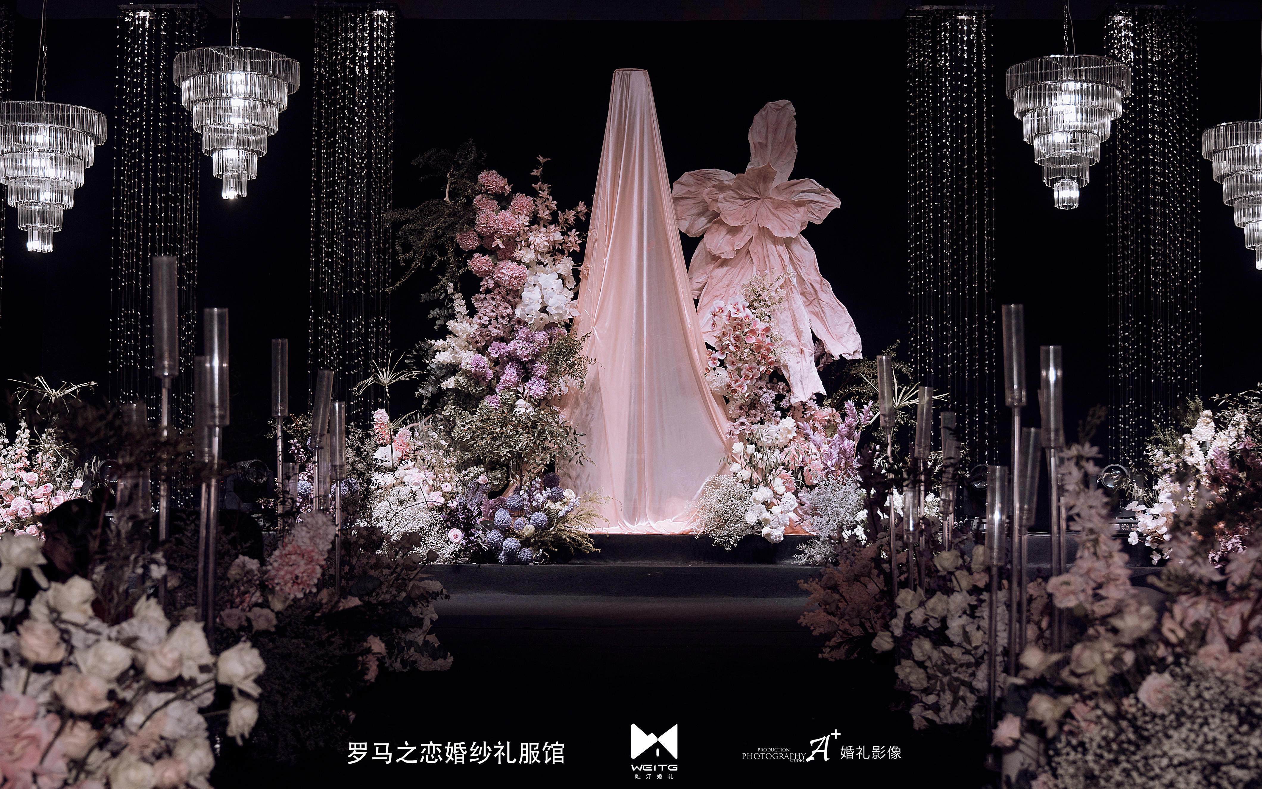 唯汀婚禮|夢(mèng)幻韓系浪漫皆有的滿花水晶婚禮