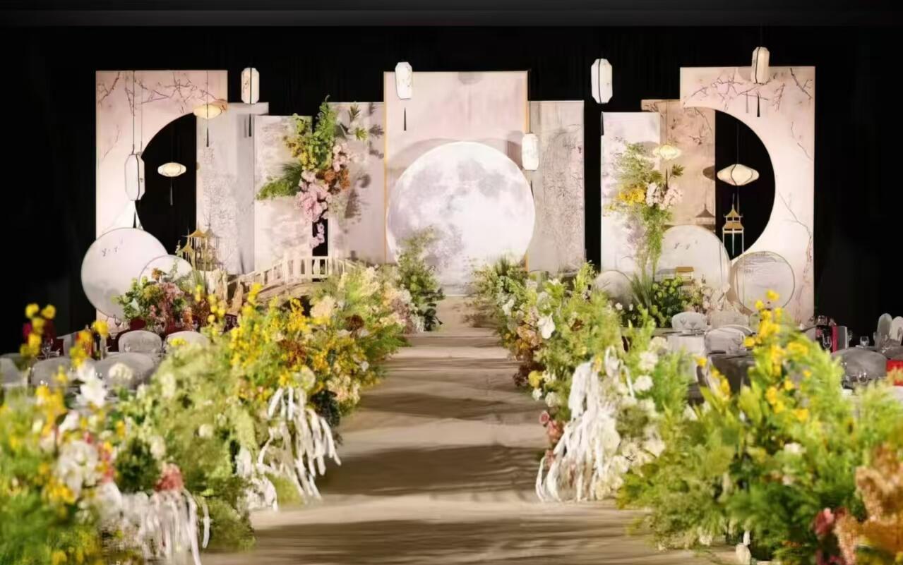 雅致新中式婚礼场景，诠释东方浪漫格调。