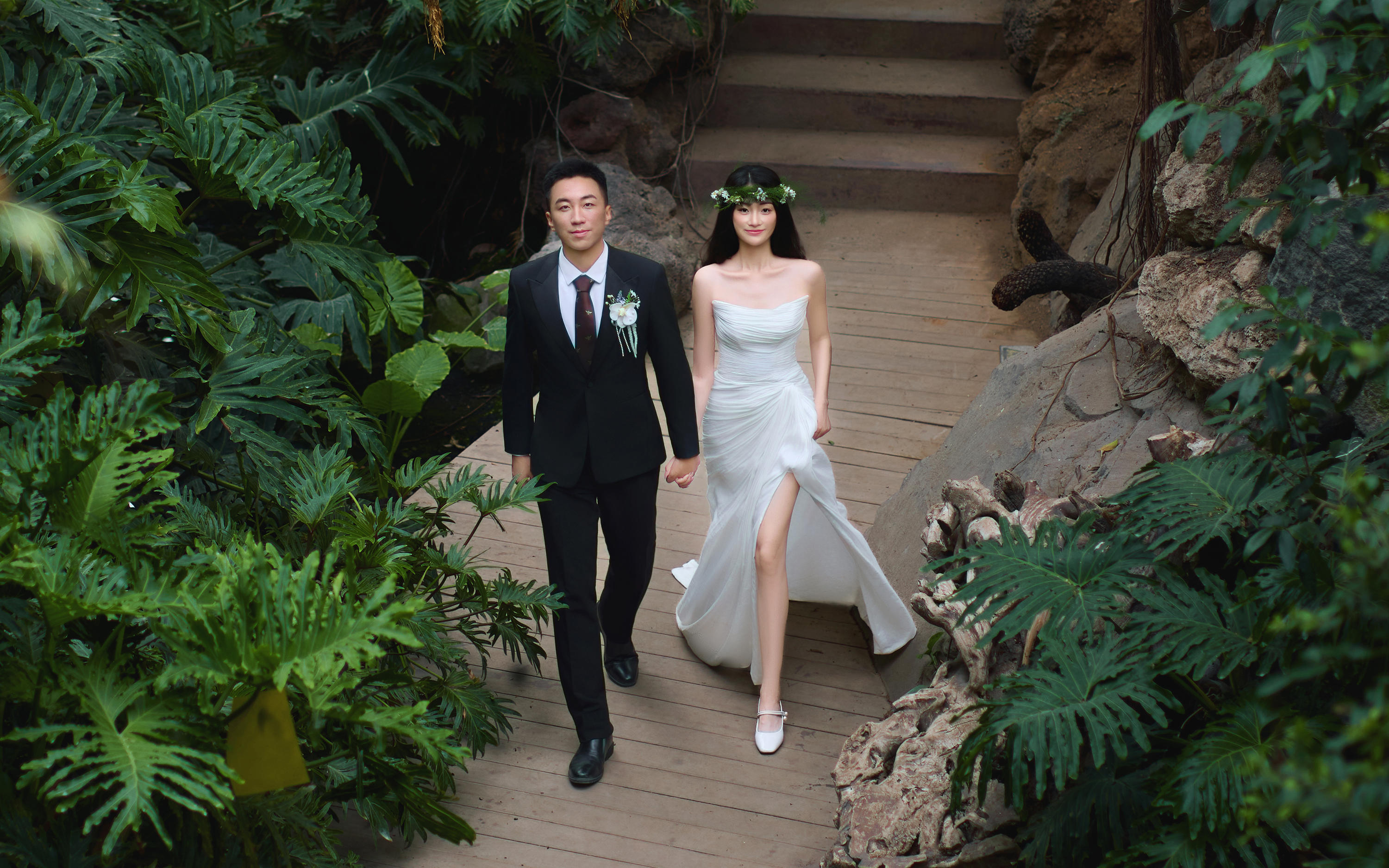 客片·仙女們?????♀都愛(ài)的秘境森林婚紗照 ~