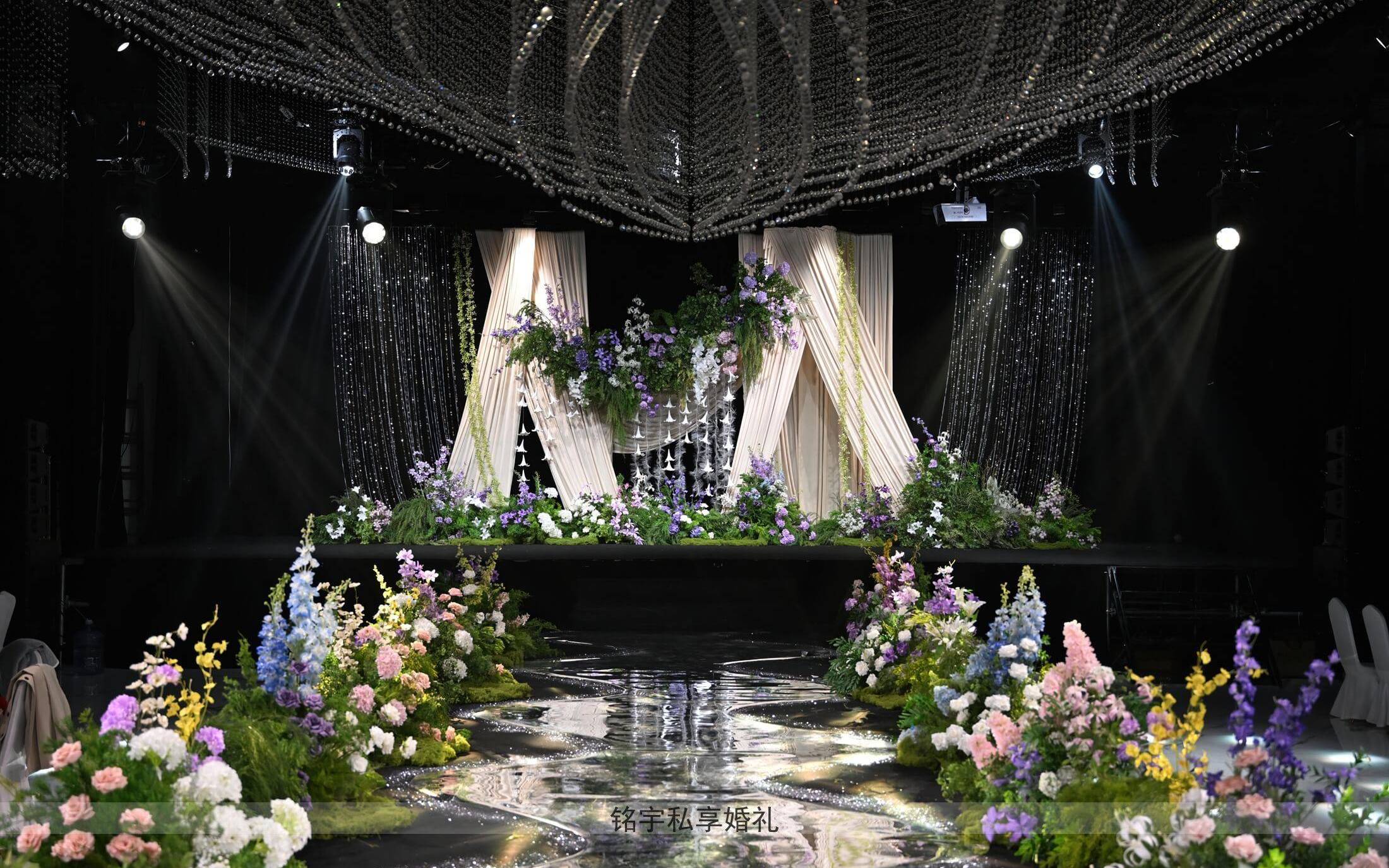 野生系韩式布幔婚礼