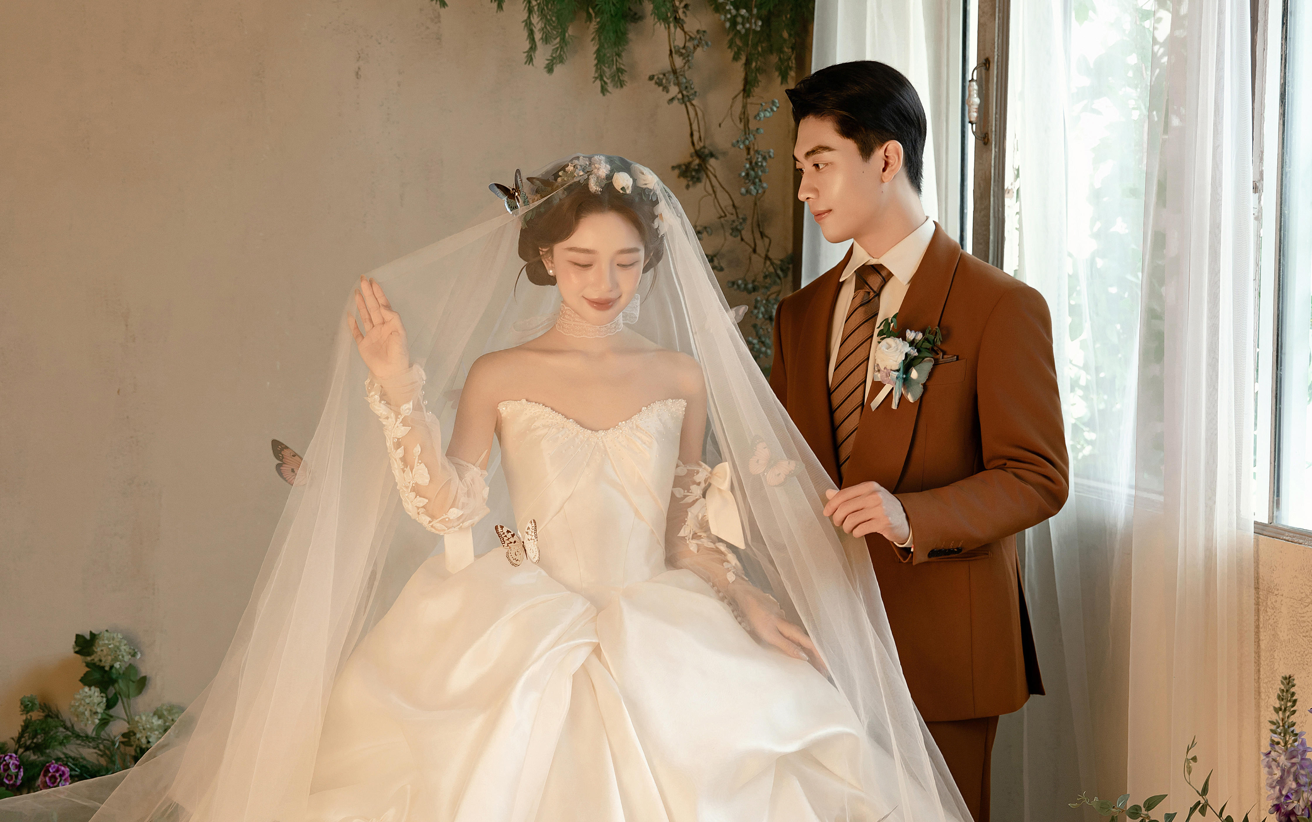  暖冬法式复古婚纱照