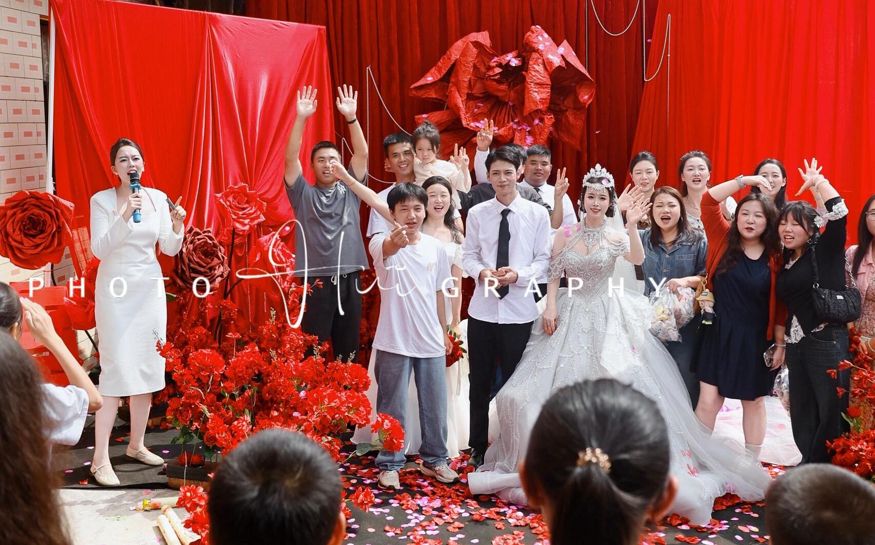 【红妆】农村小县城的婚礼也很出片～