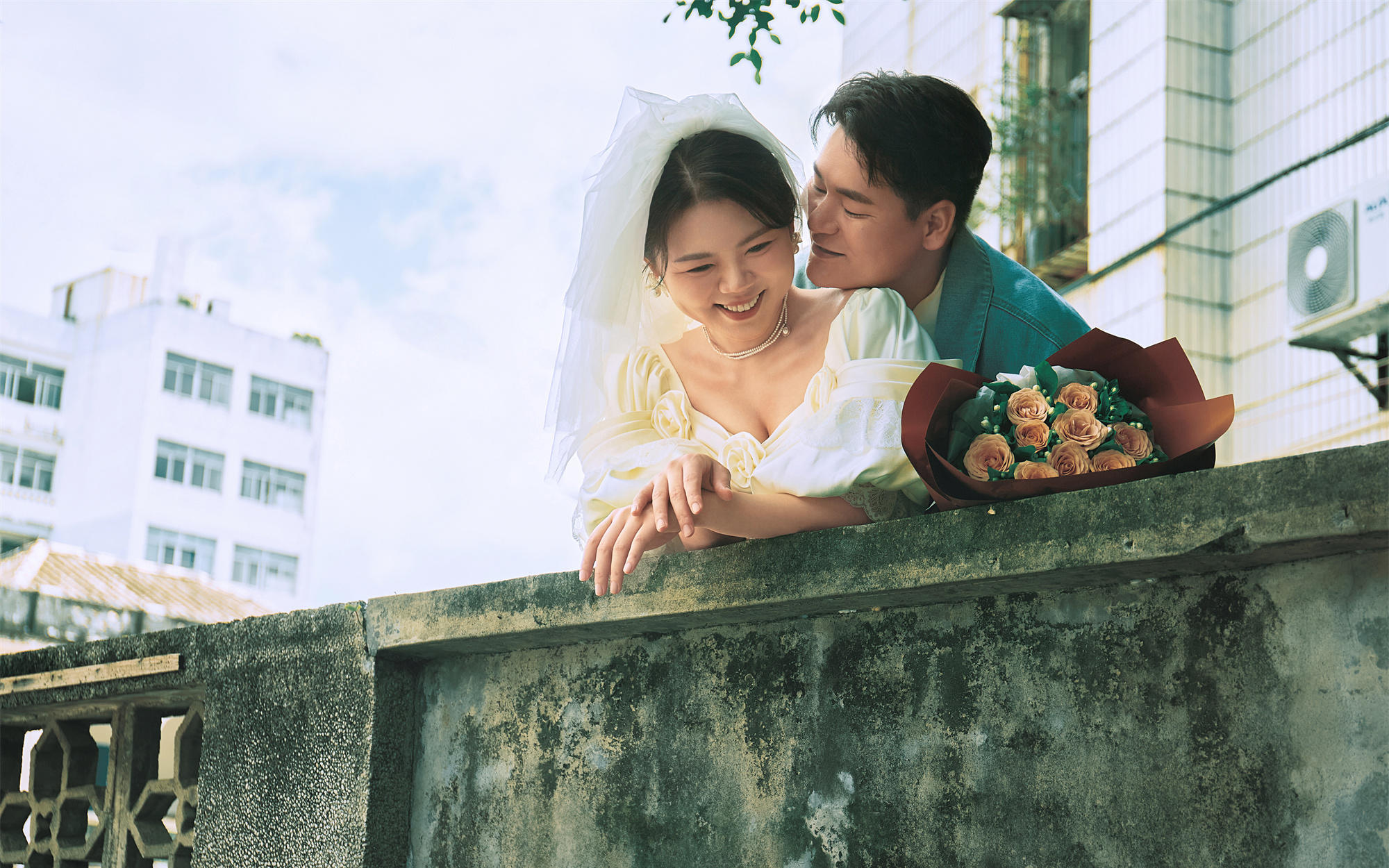 小众复古港风婚纱照客片欣赏