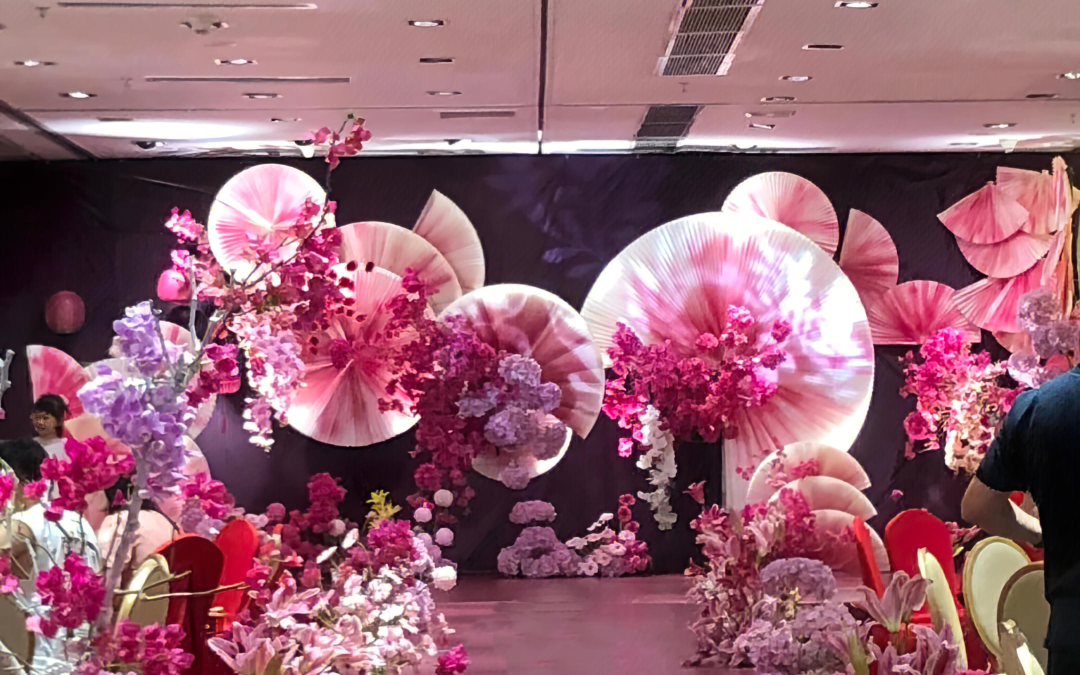 [景星门]玫红色系韩式南洋风婚礼