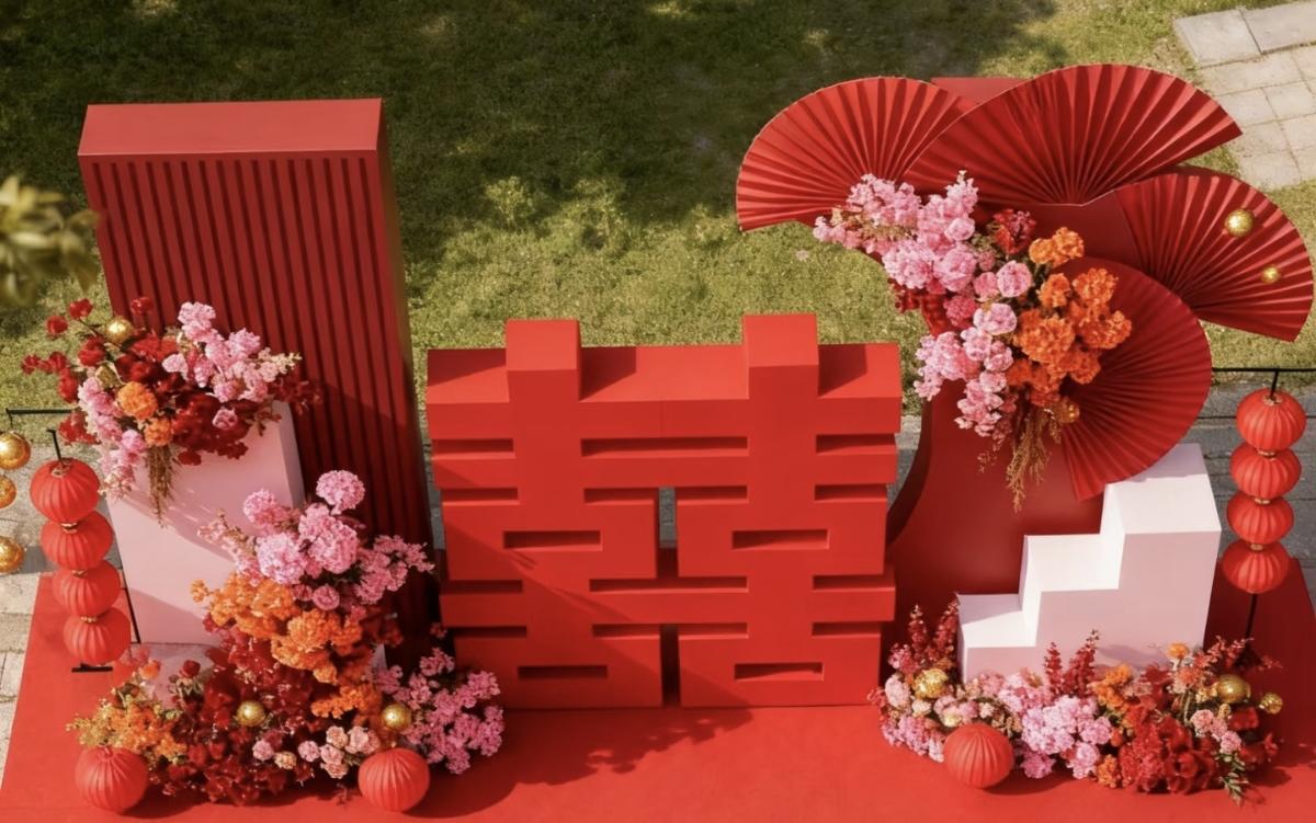 [蘇式園林紅韻婚禮] “紅妝十里” |傳統(tǒng)建筑美