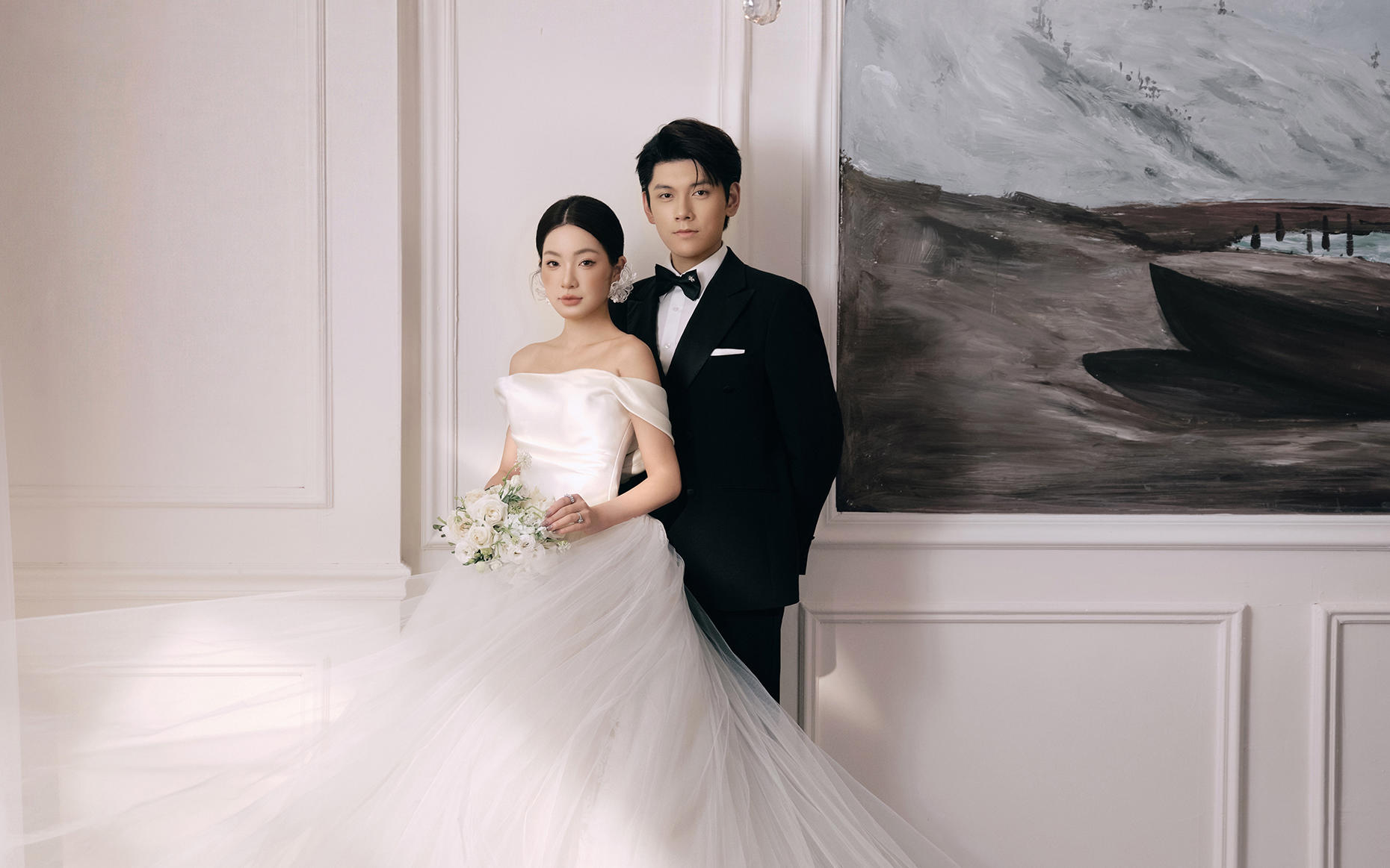 驻马店惊现百看不厌的美学经典|高级质感油画婚纱照