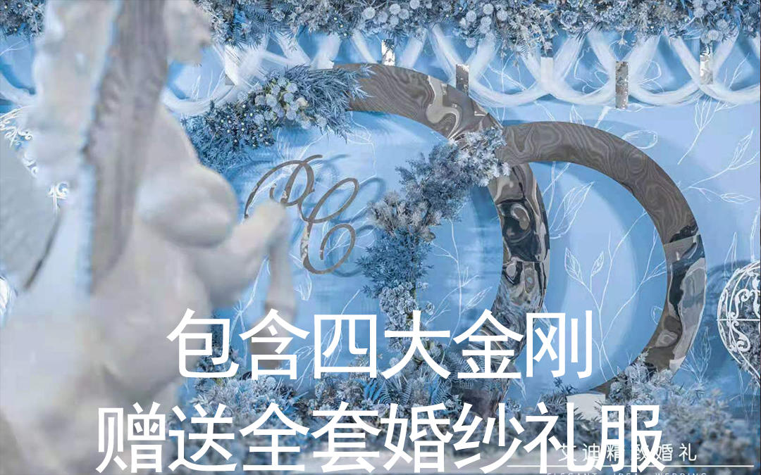 13800包含四大金刚赠送全套婚纱礼服