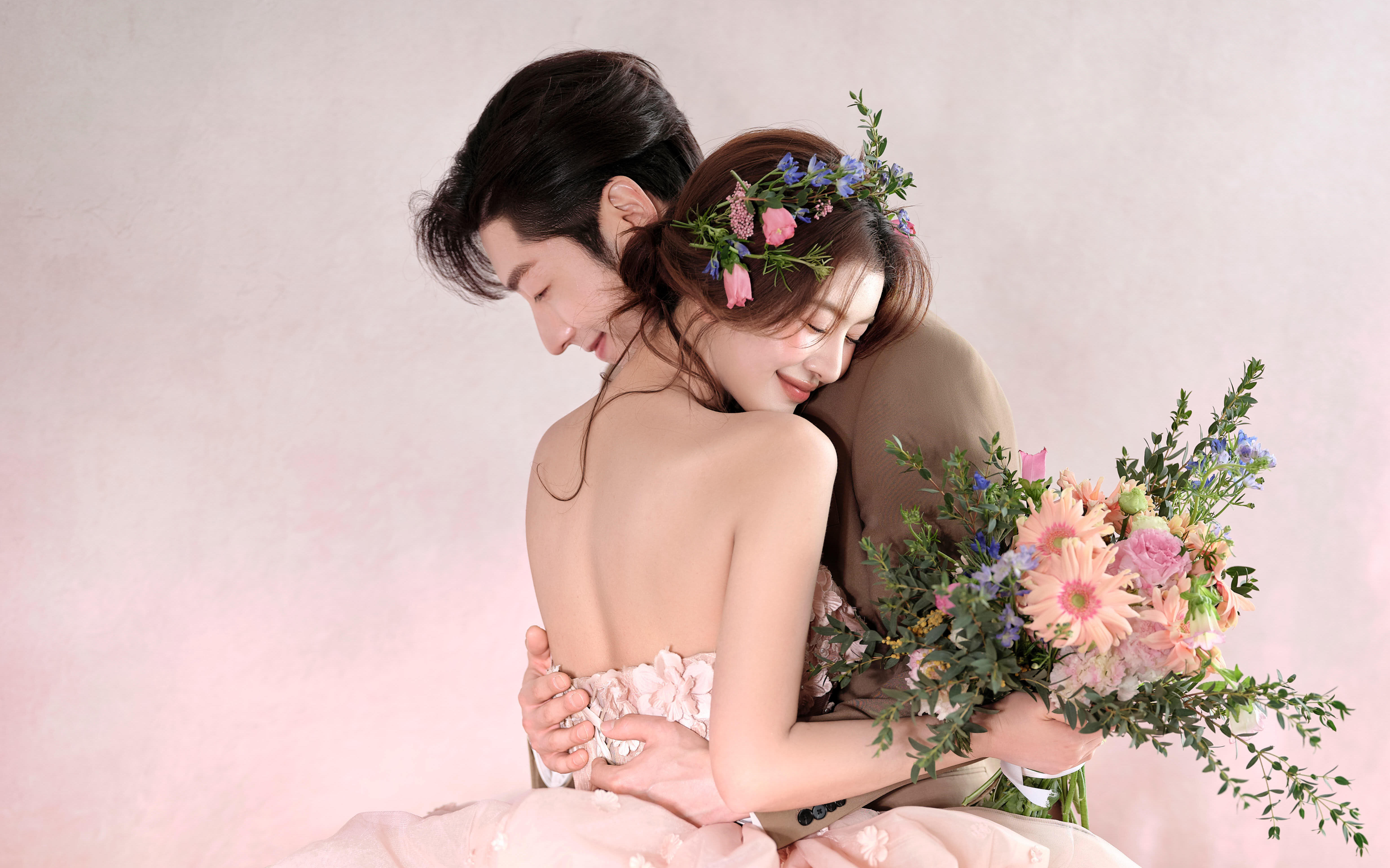 ??花神婚紗照太有氛圍感