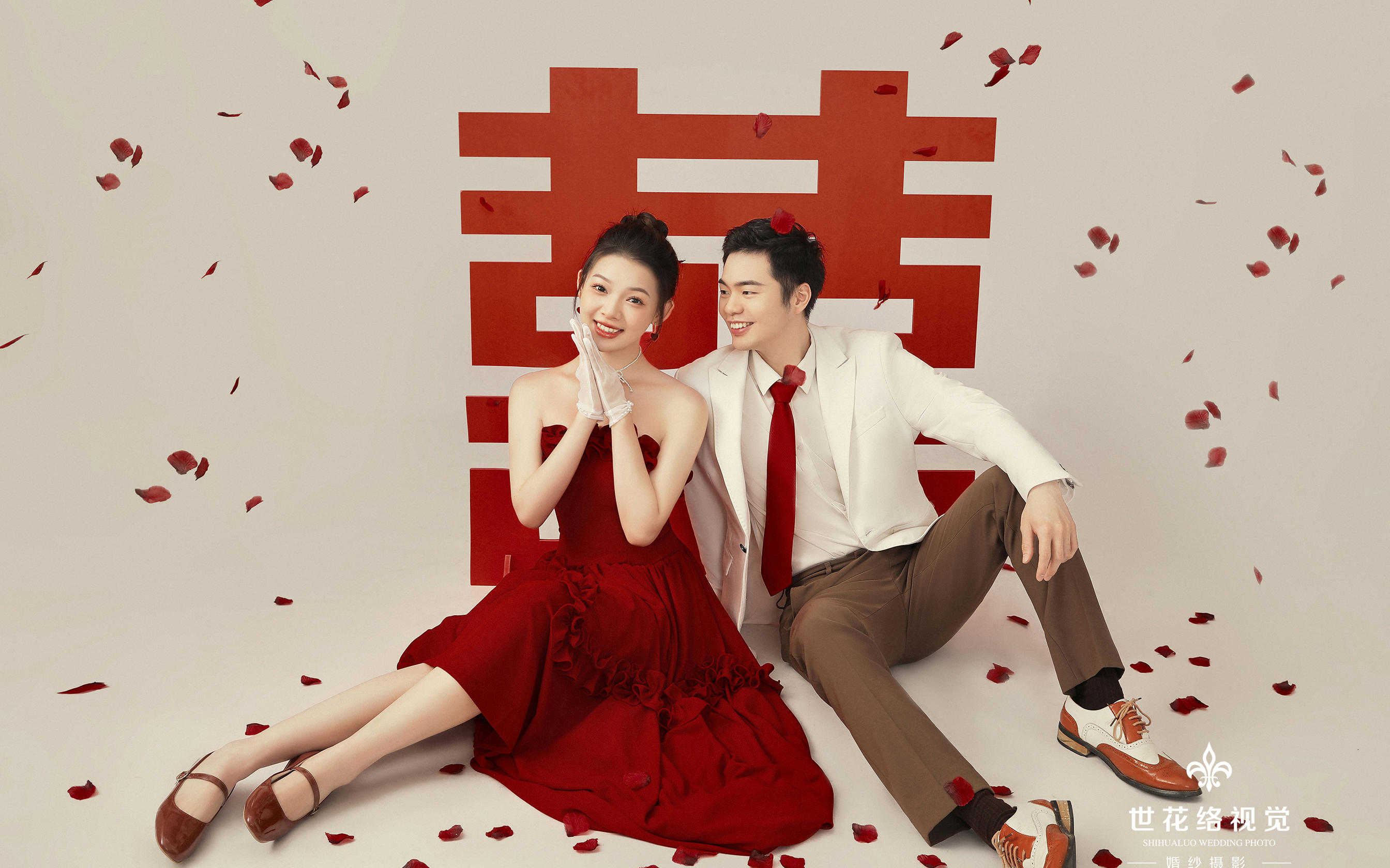 喜嫁婚纱照💥被夸爆的大喜字婚纱照超爱