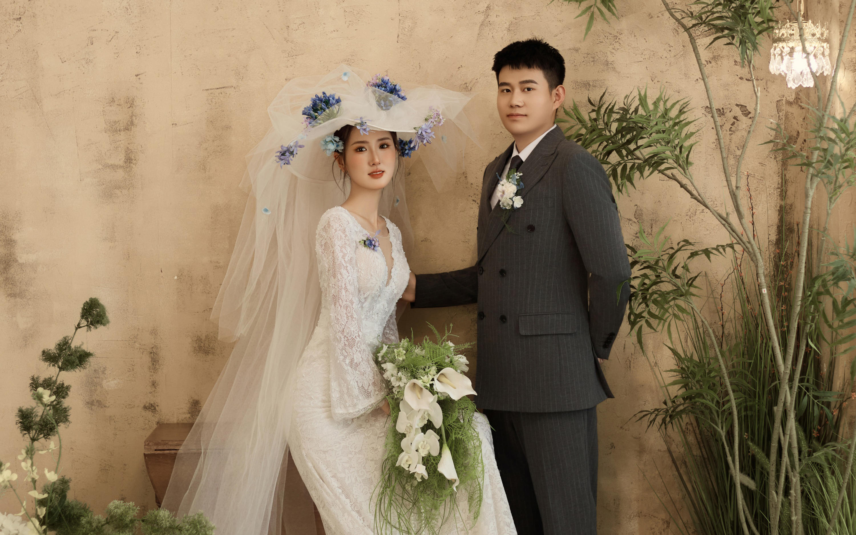 【壹家攝影】在菏澤拍到了期待已久的花房復古婚照