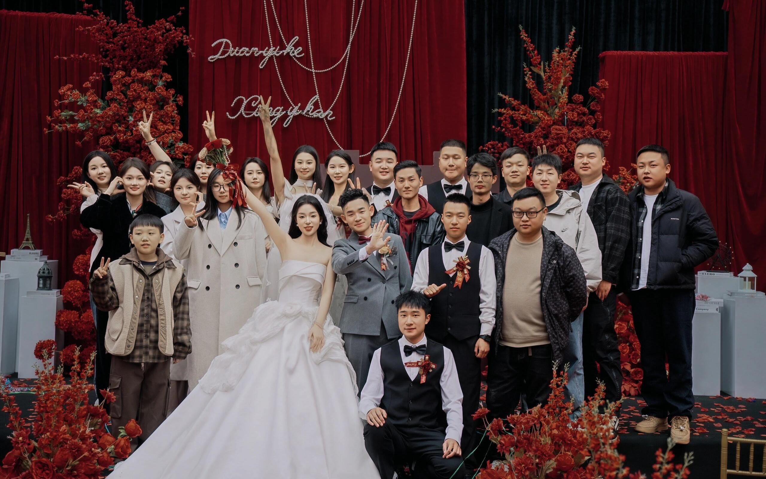 【红妆】没关系，红色系布幔婚礼会出手的