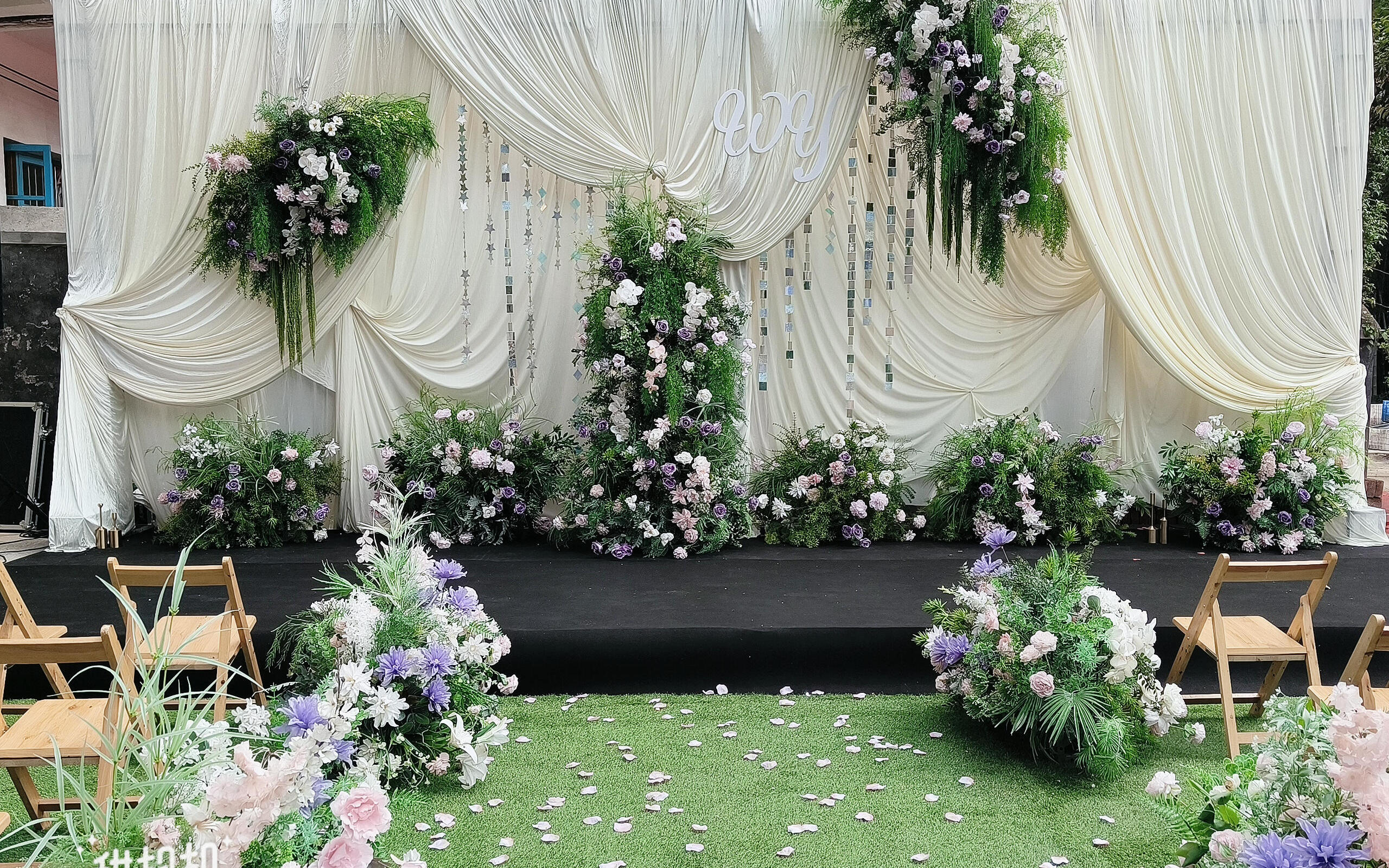 梦幻的森系户外婚礼